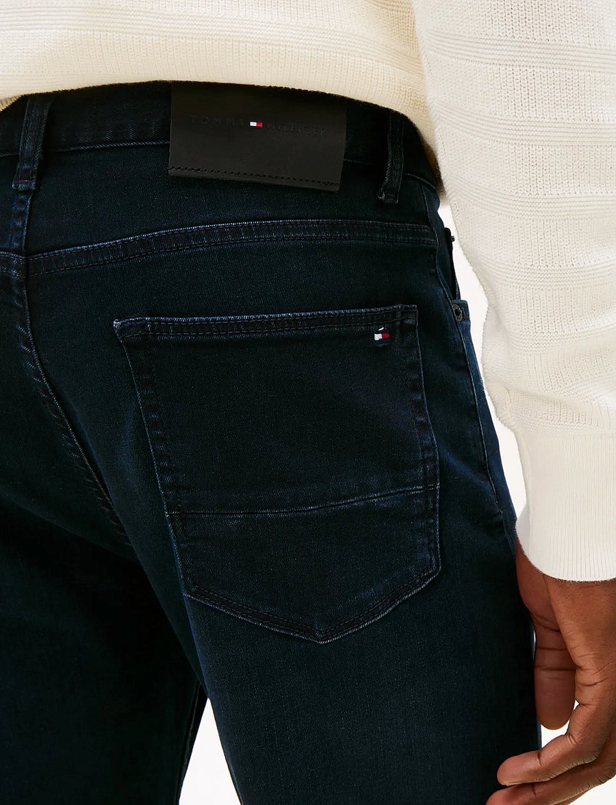 Tommy Hilfiger - SLIM BLEECKER PSTR BLUE BLACK - slim-fit jeans - blue black - 5