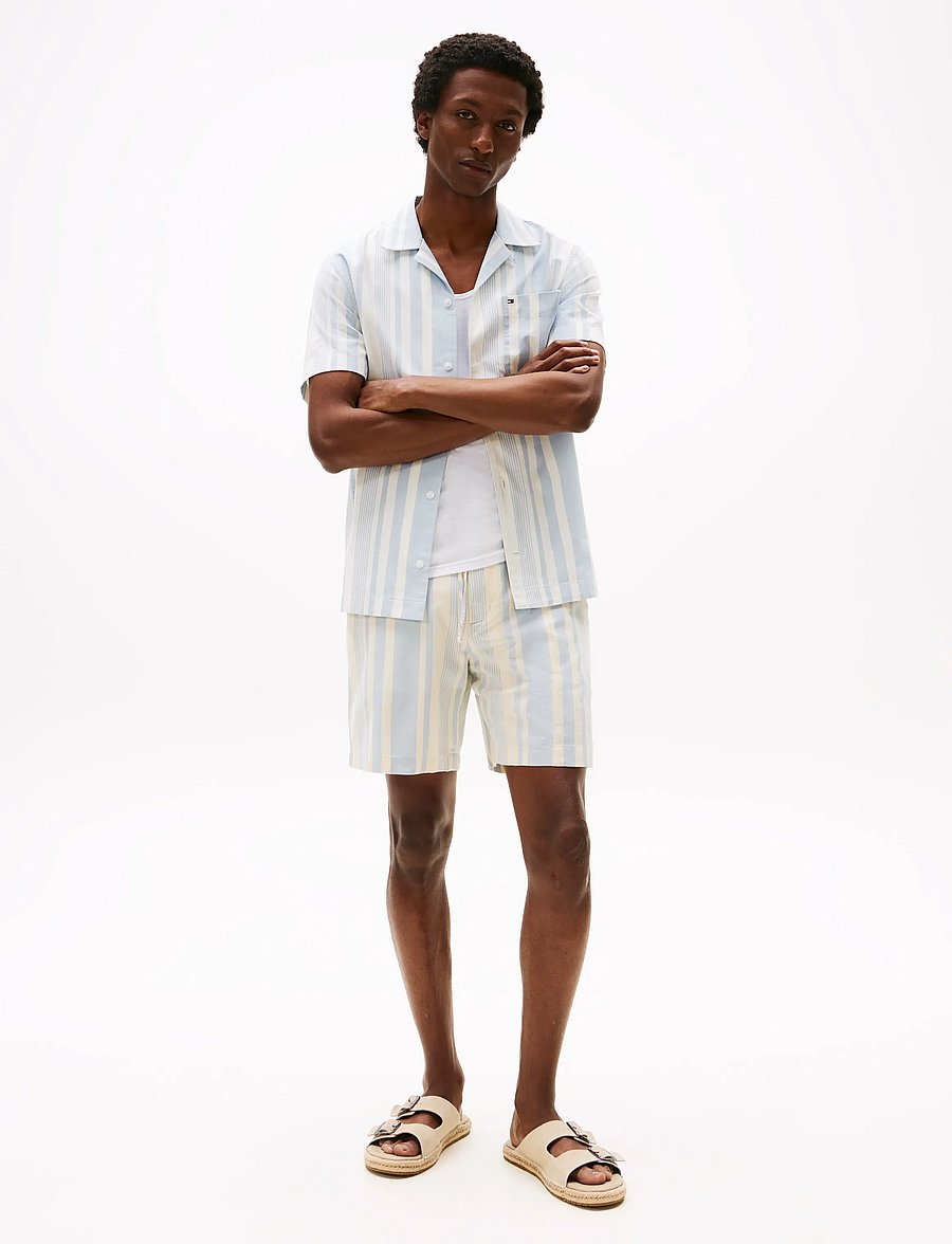 Tommy Hilfiger - MERCER 7INCH MULTI STRIPE YD - freizeitshorts - breezy blue / ivory petal - 3