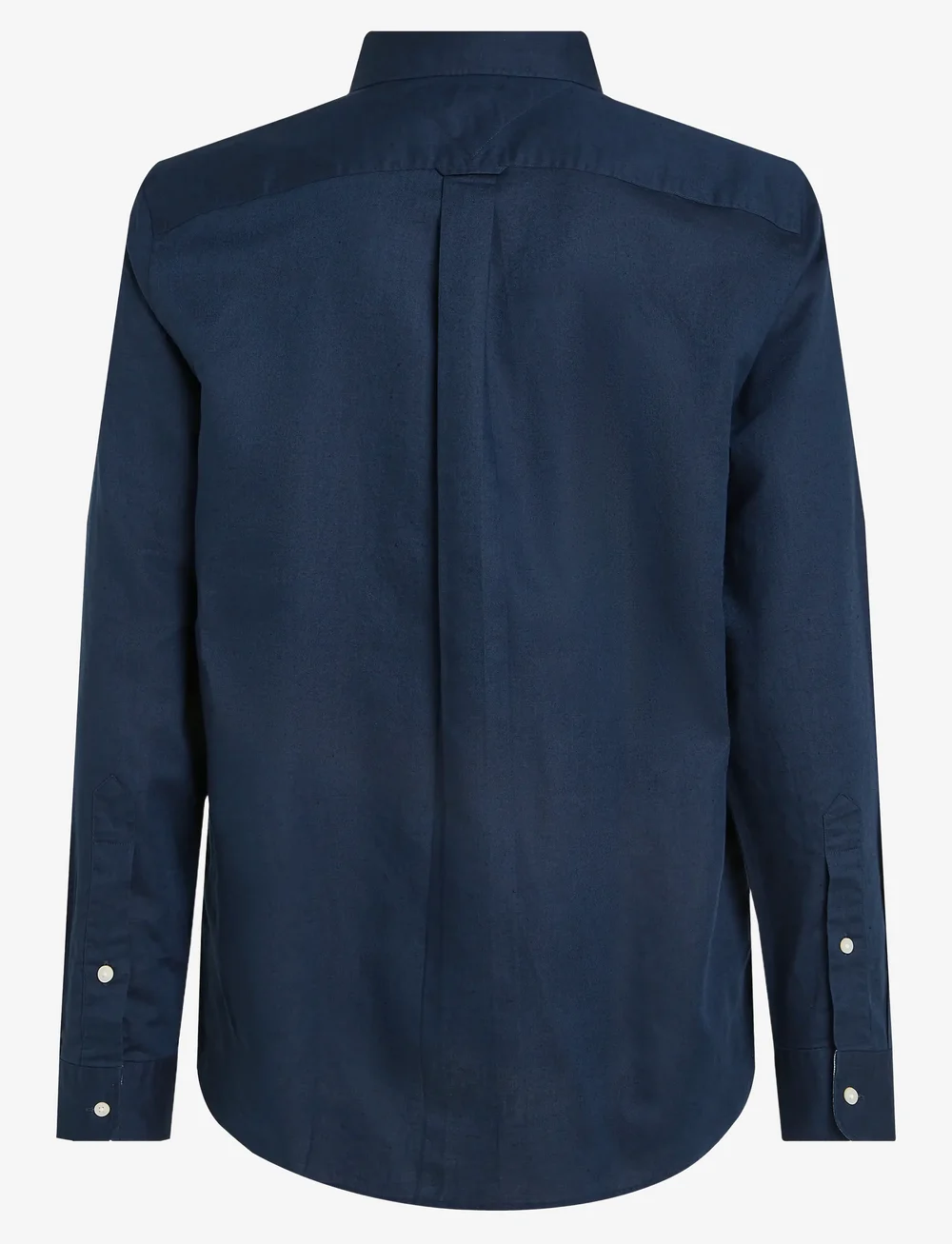 Tommy Hilfiger - LINEN BLEND SOLID RF SHIRT - leinenhemden - carbon navy - 2
