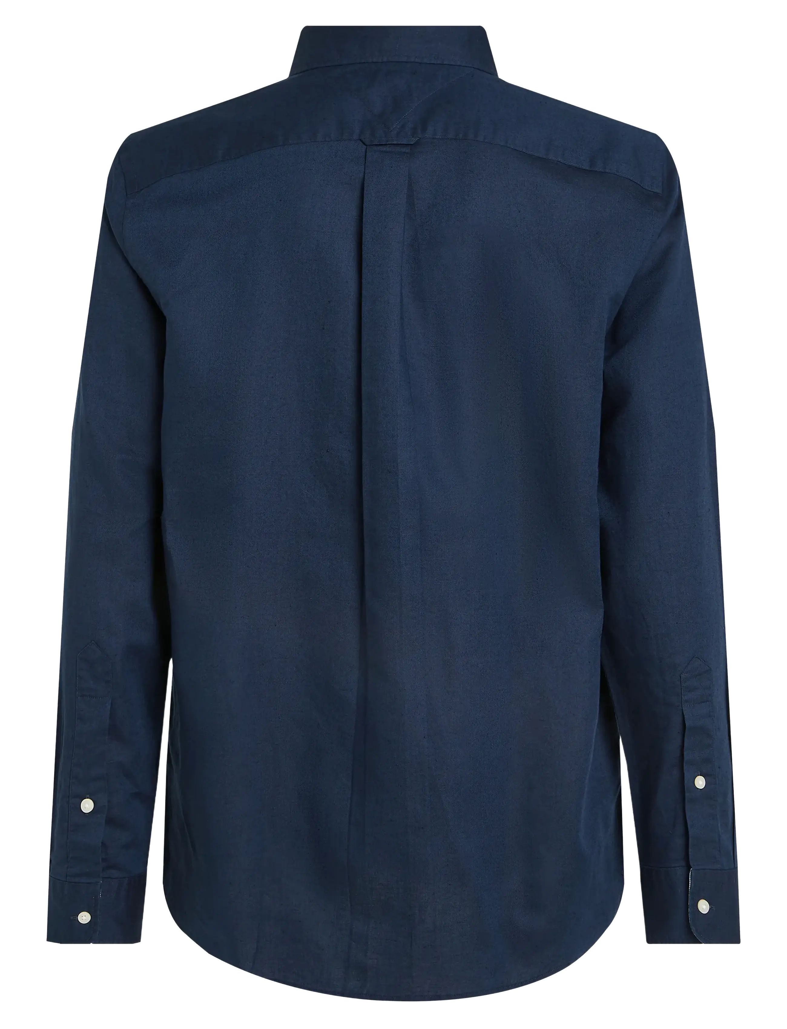 Tommy Hilfiger - LINEN BLEND SOLID RF SHIRT - carbon navy - 2