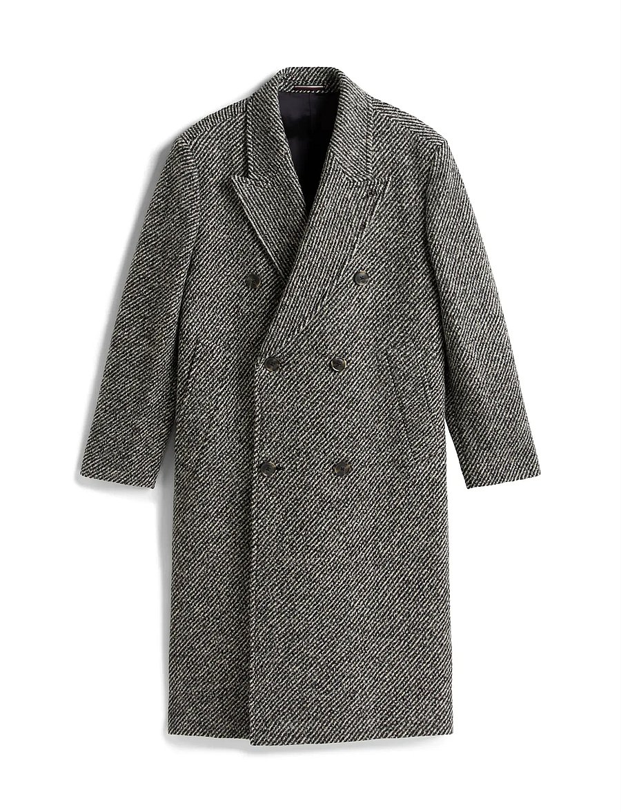 Tommy Hilfiger - DC PATTERN TWEED COAT - uldfrakker - b w tweed - 4