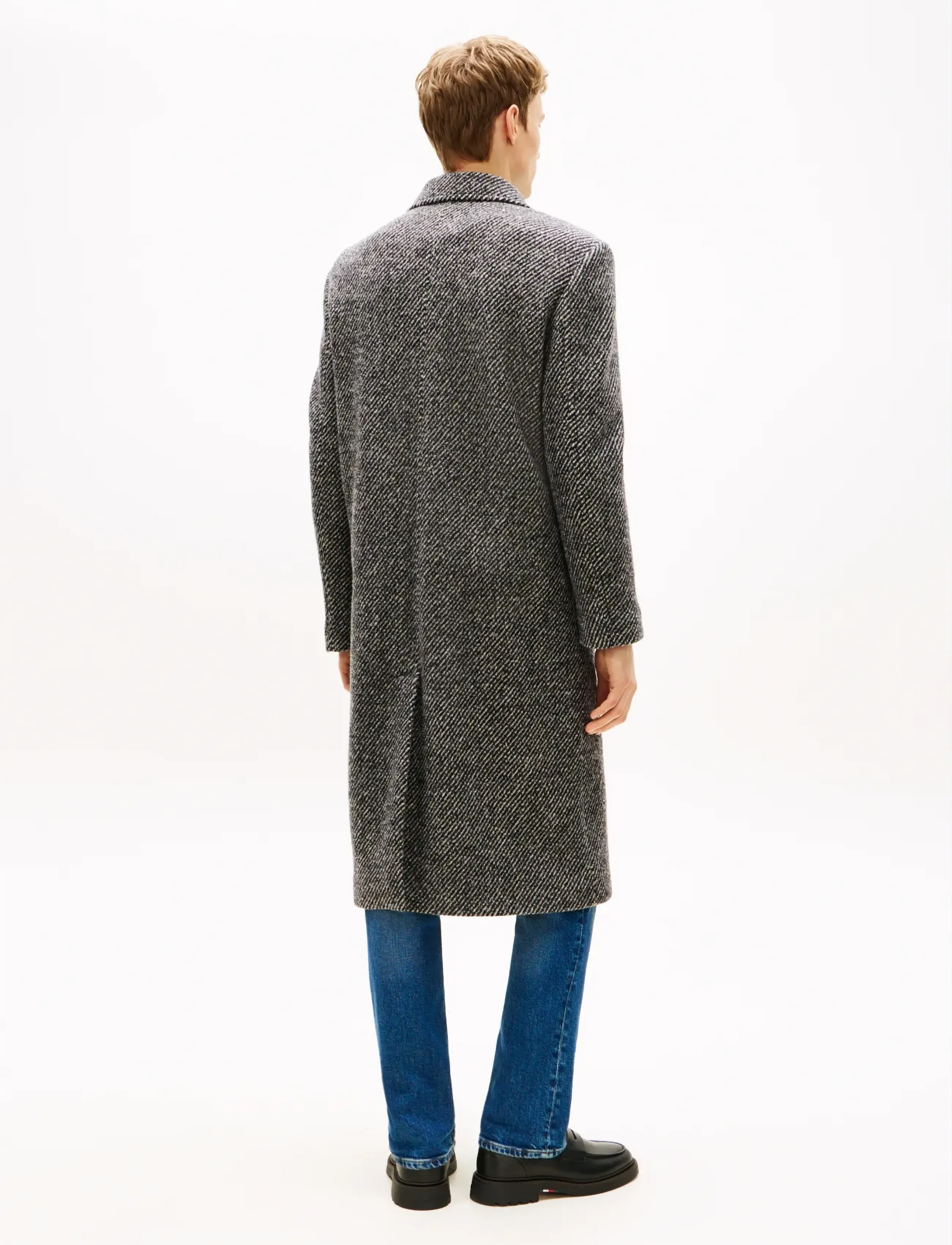 Tommy Hilfiger - DC PATTERN TWEED COAT - winterjacken - b w tweed - 5