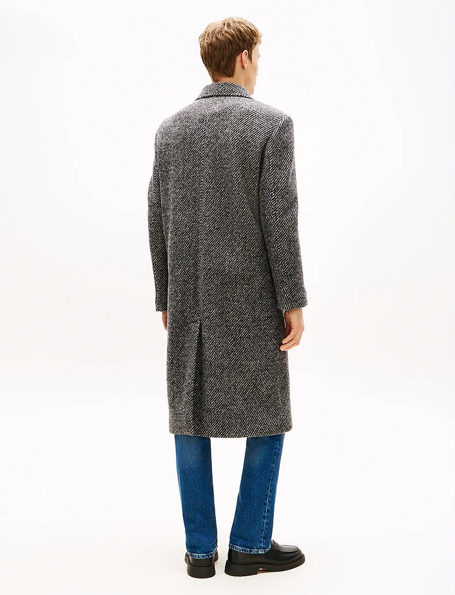 Tommy Hilfiger - DC PATTERN TWEED COAT - uldfrakker - b w tweed - 5