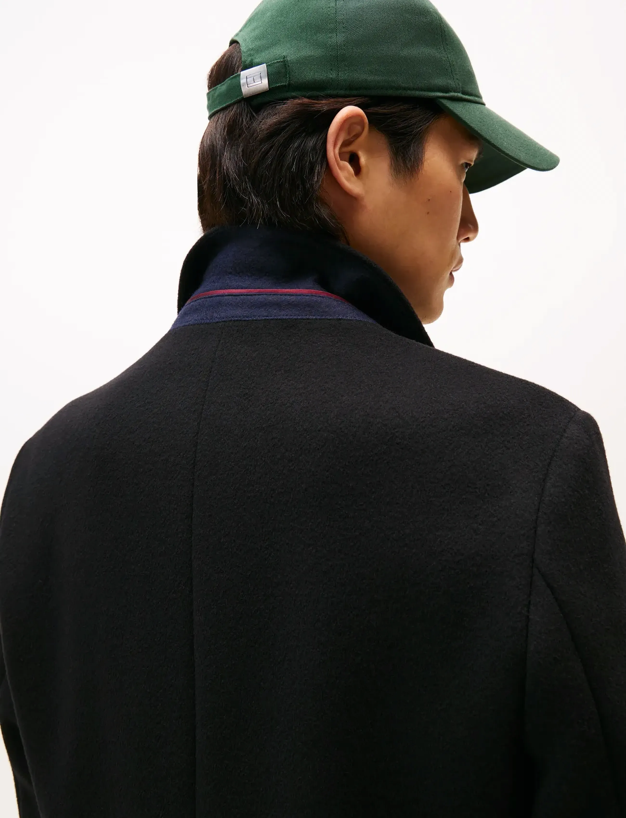 Tommy Hilfiger - NY WOOL MIX COAT - wollmäntel - black - 3
