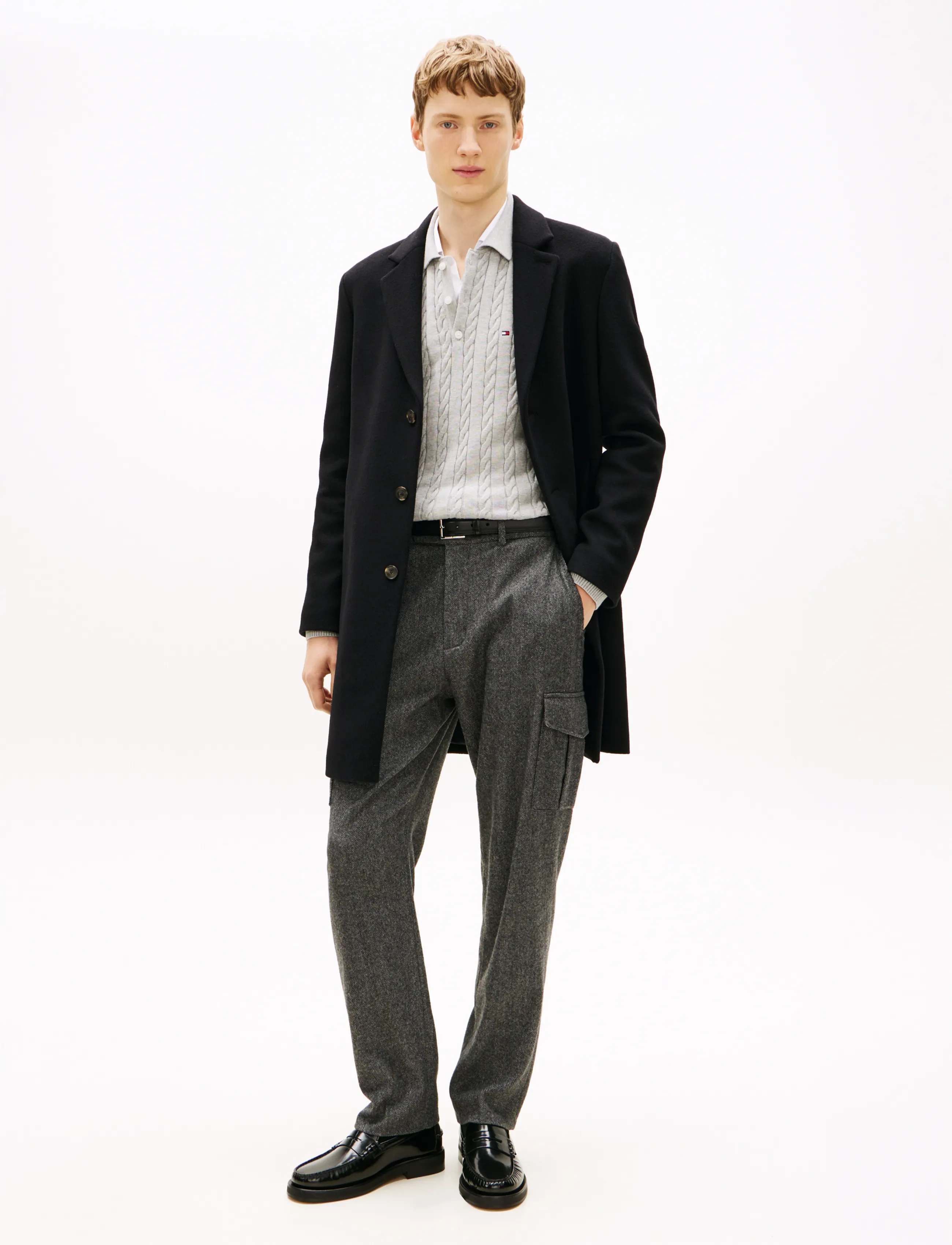 TOMMY HILFIGER Ny Wool Mix Coat kappor & rockar herr – bild 7
