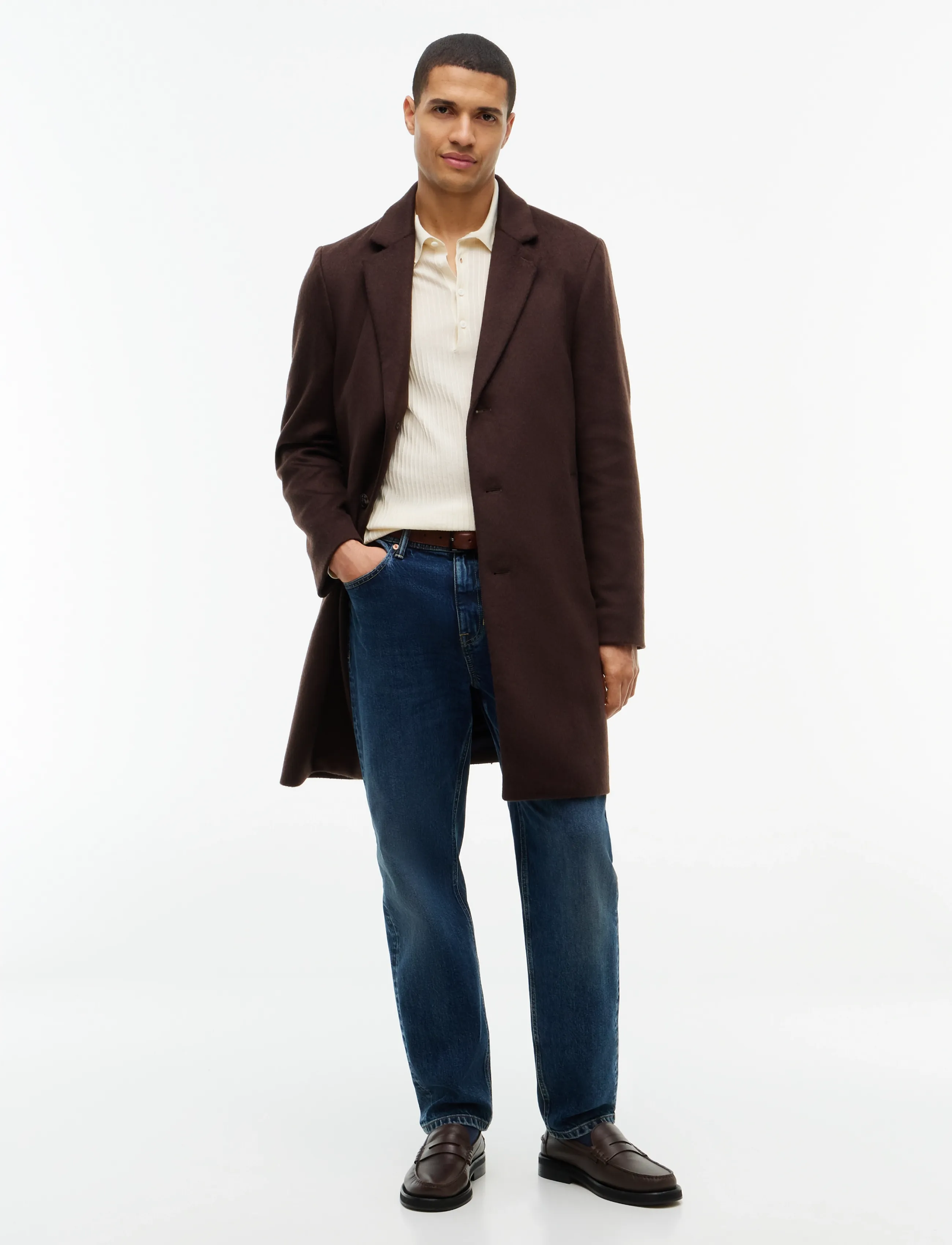 TOMMY HILFIGER Ny Wool Mix Coat kappor & rockar herr – bild 2