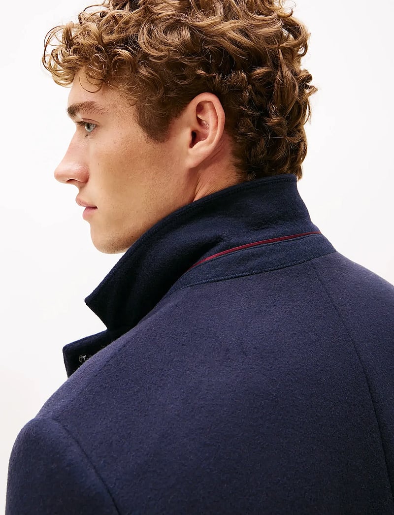 Tommy Hilfiger - DC WOOL MIX COAT - talvejoped - desert sky - 3