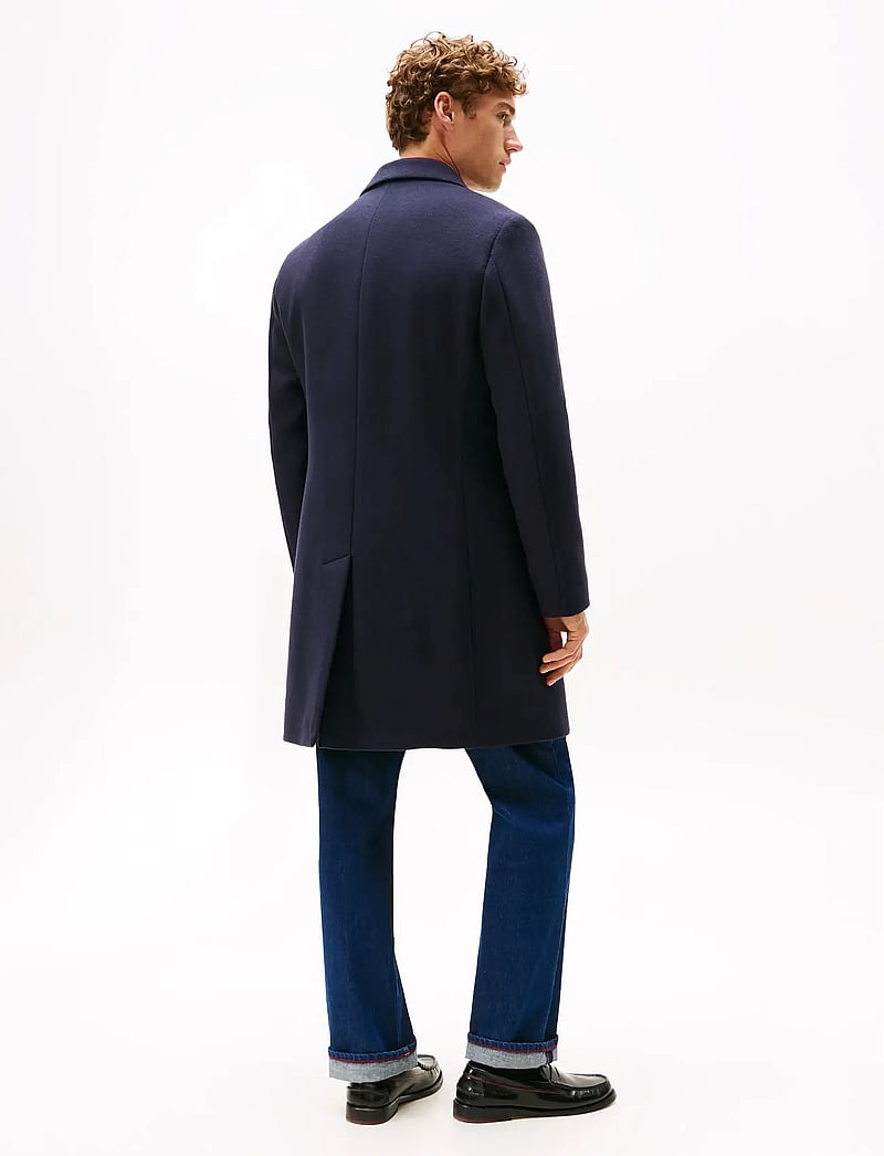 Tommy Hilfiger - DC WOOL MIX COAT - talvejoped - desert sky - 4