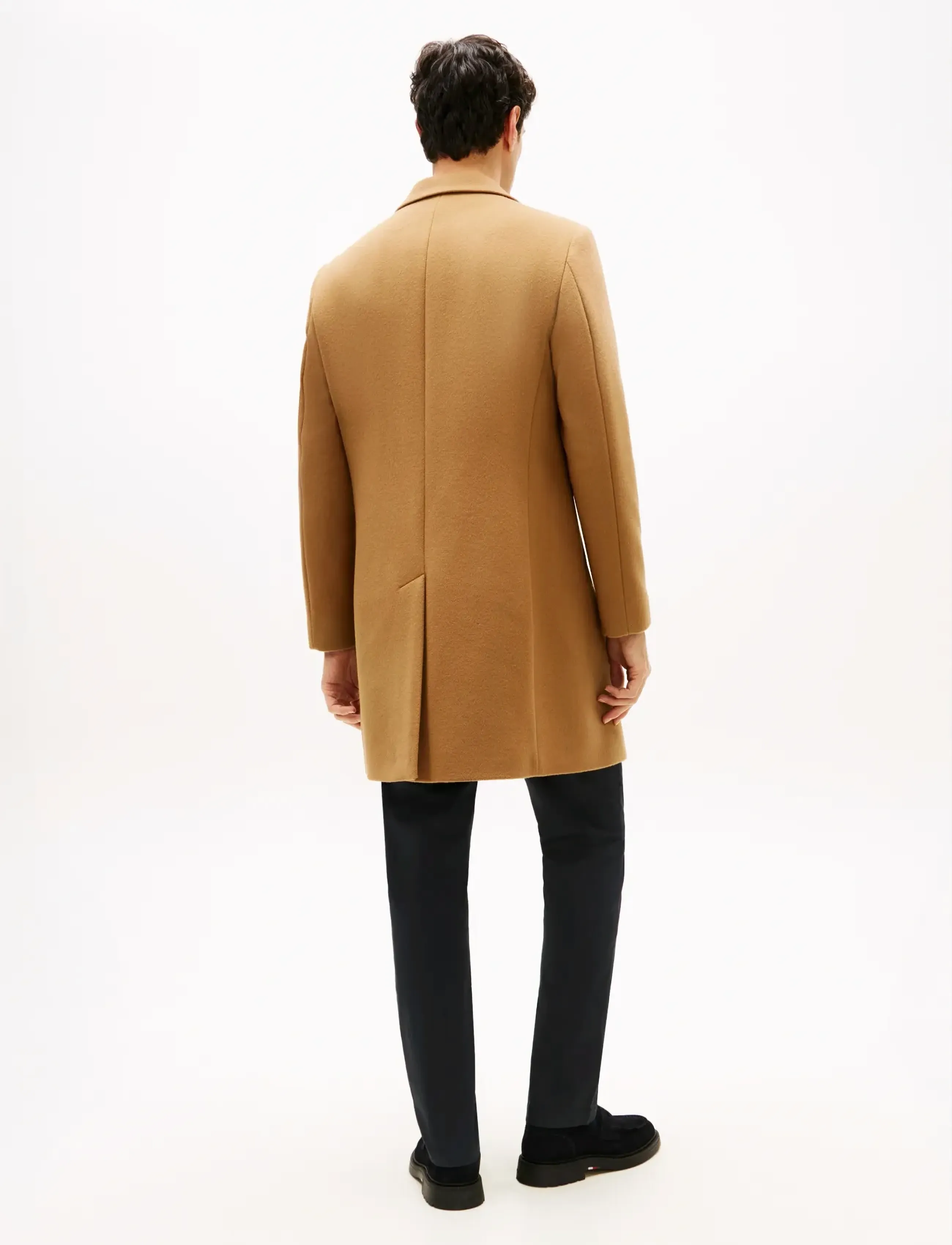 Tommy Hilfiger - NY WOOL MIX COAT - villased mantlid - hickory - 5