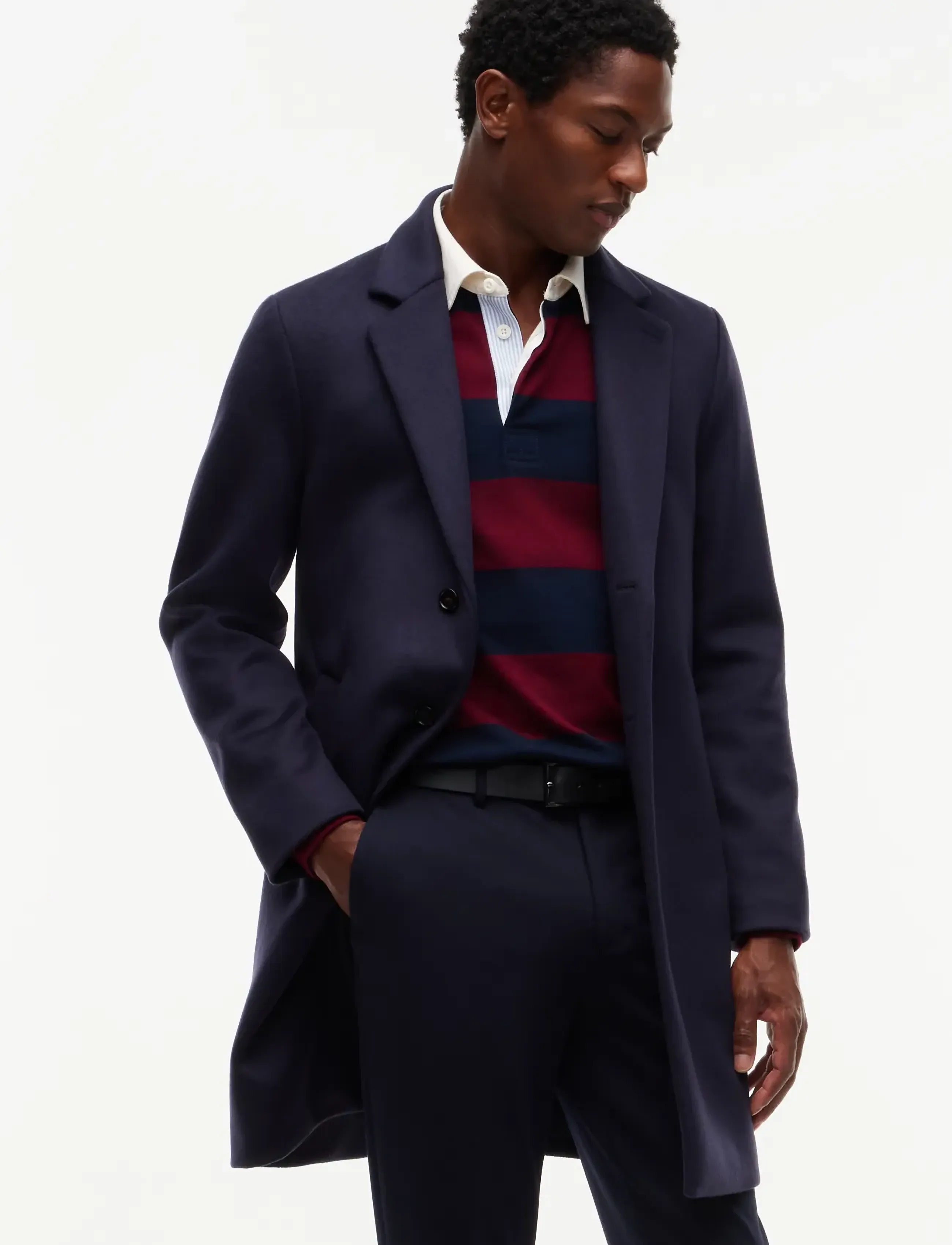 Tommy Hilfiger - NY WOOL MIX COAT - winterjacken - navy blue - 2