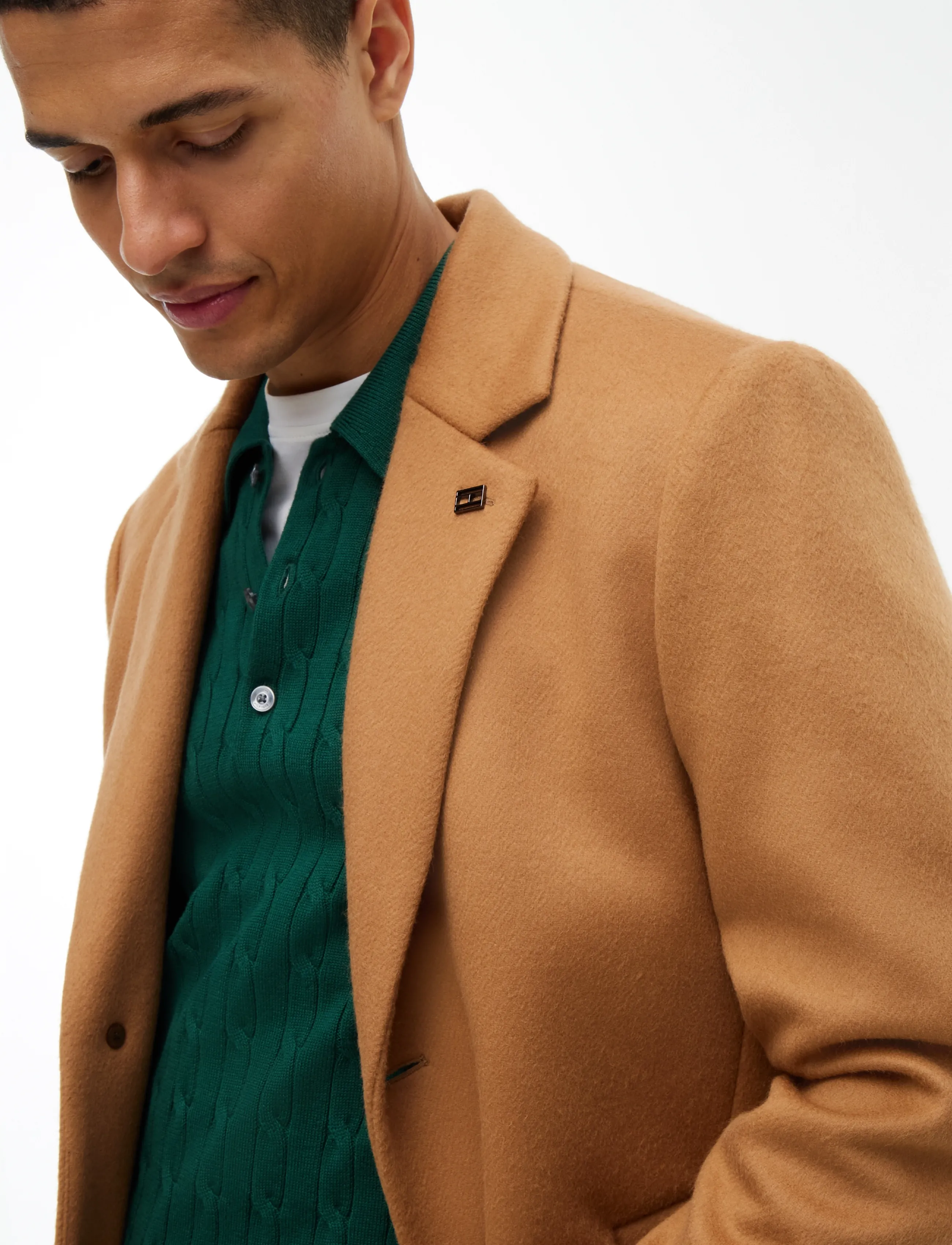 TOMMY HILFIGER Ny Wool Mix Coat kappor & rockar herr – bild 3