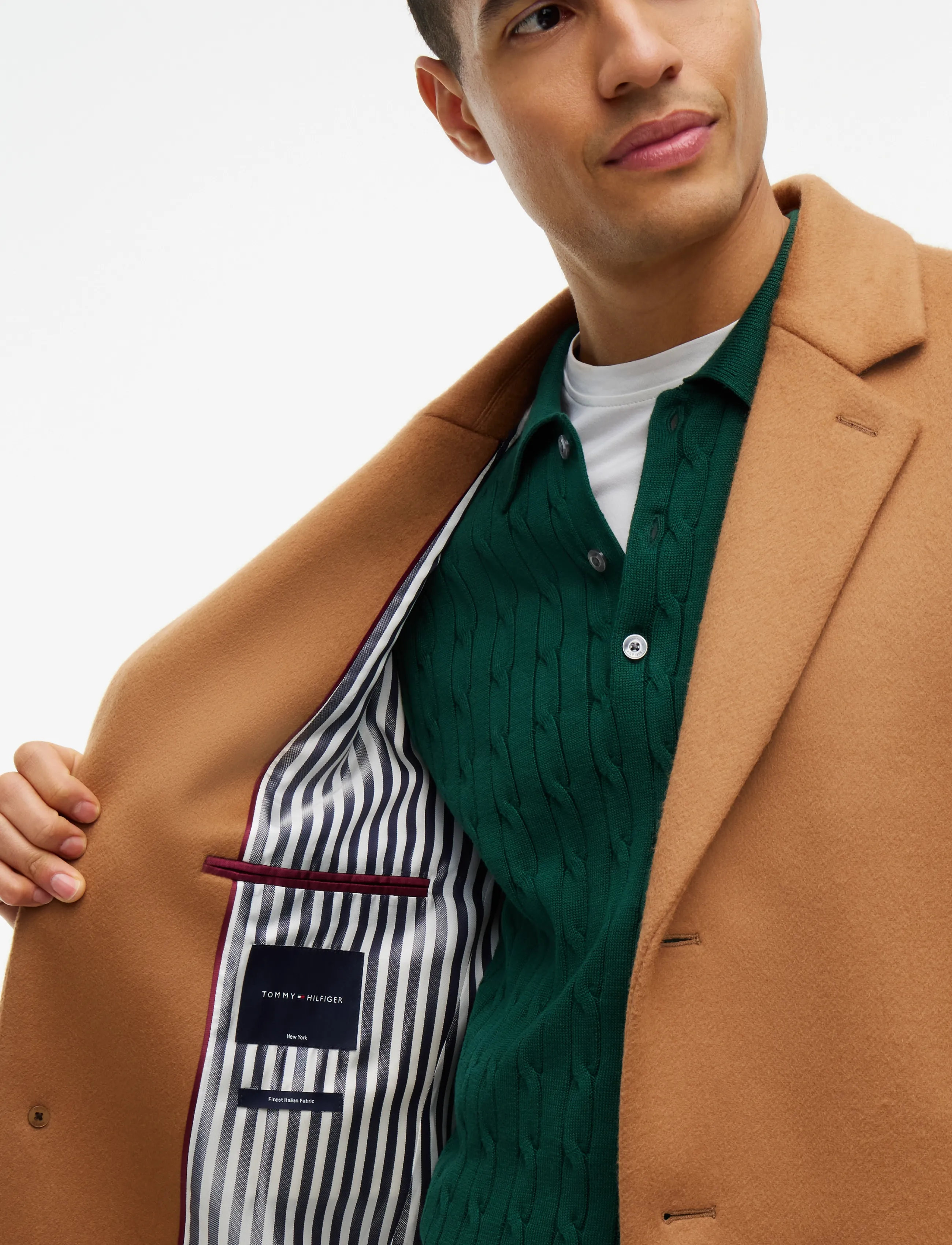 TOMMY HILFIGER Ny Wool Mix Coat kappor & rockar herr – bild 4