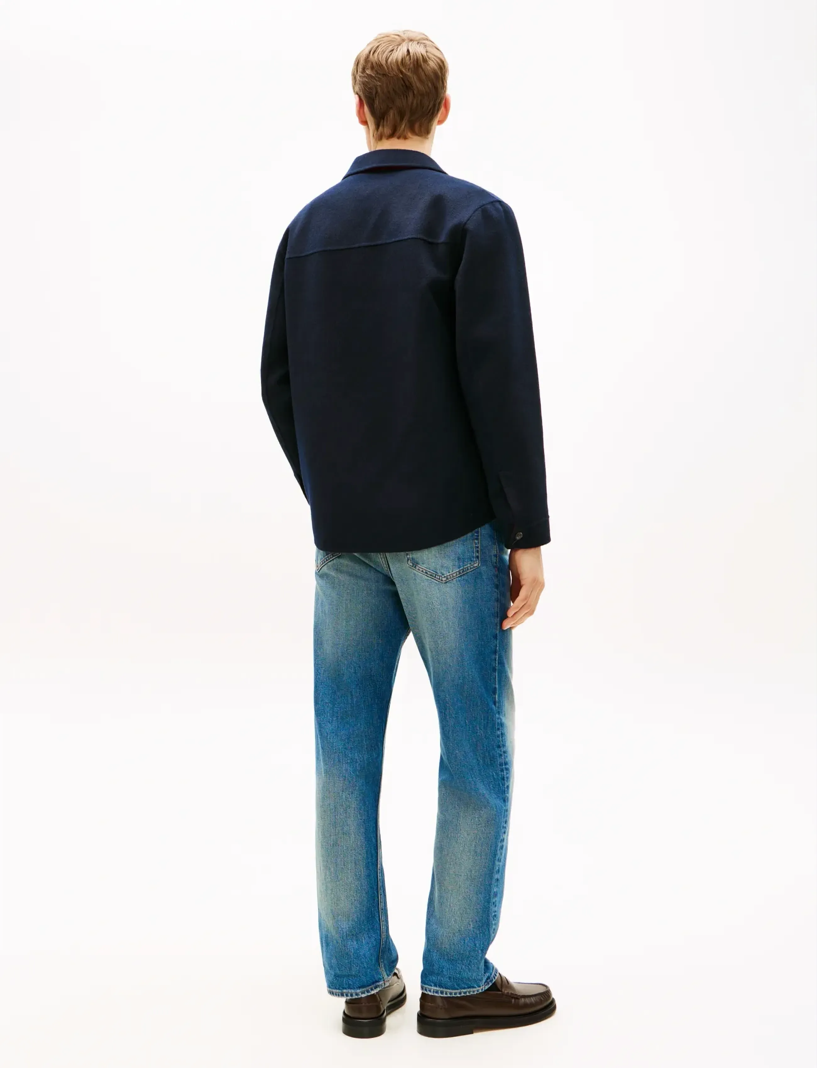 Tommy Hilfiger - DC SPLITTABLE WOOL SHIRT JACKET - män - desert sky - 4