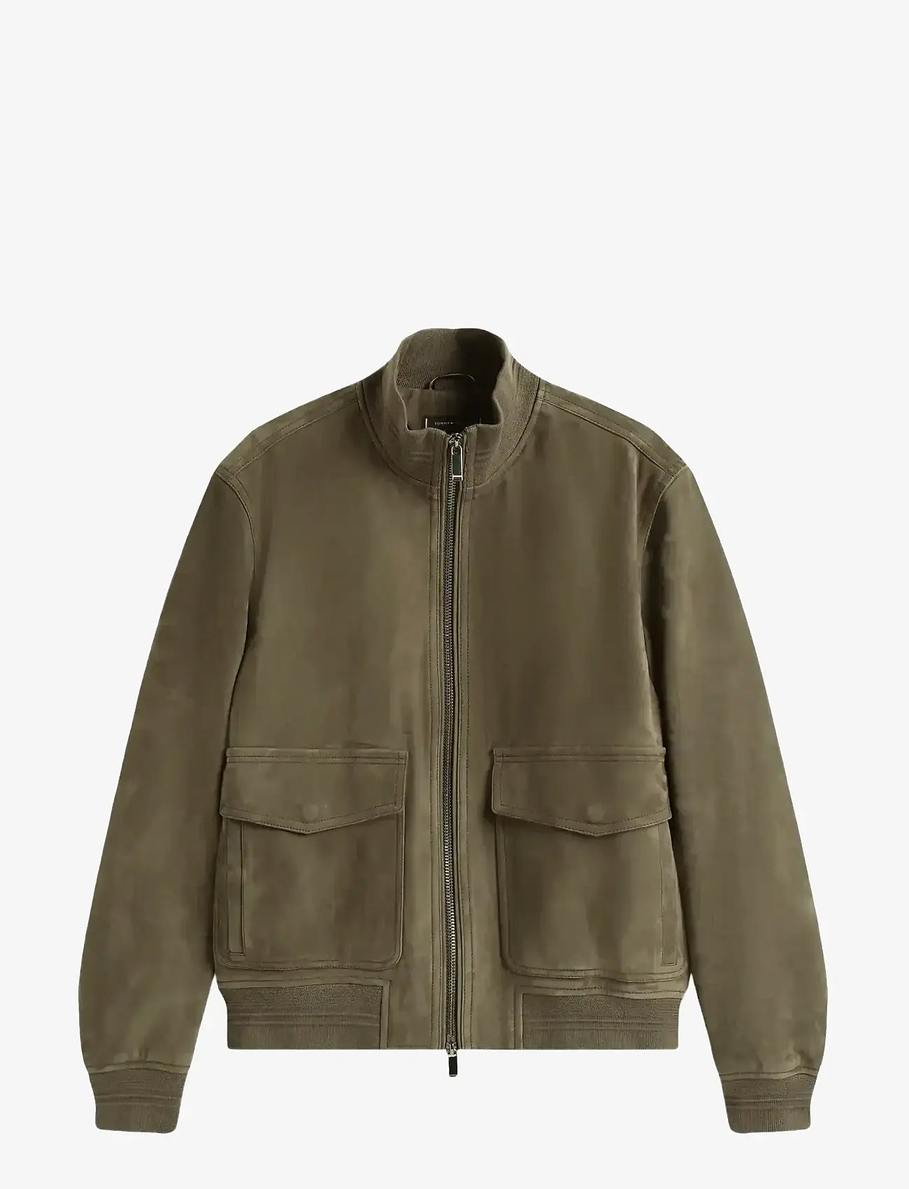 Tommy Hilfiger - DC LEATHER JACKET - mountain spruce - 1