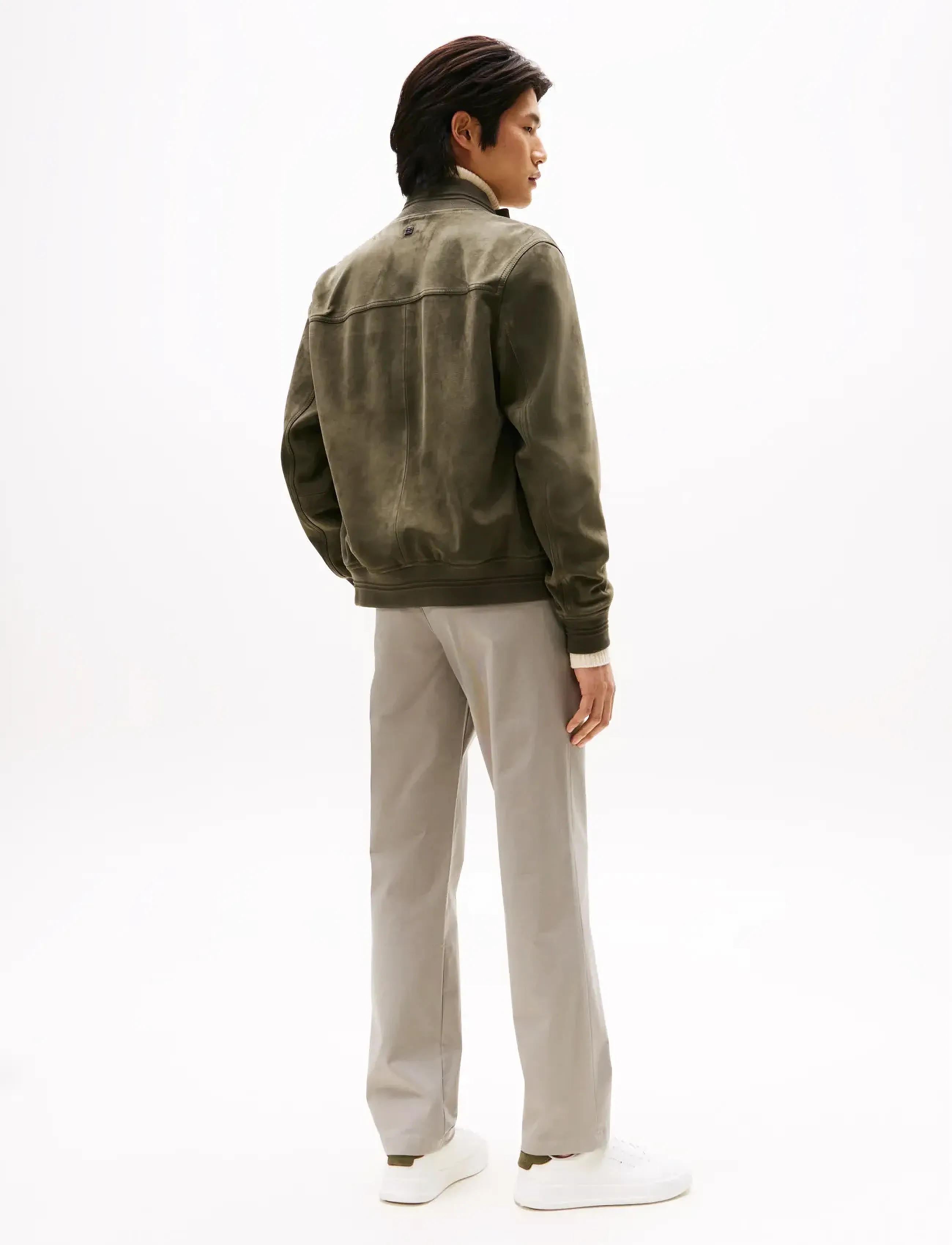 Tommy Hilfiger - DC LEATHER JACKET - mountain spruce - 3