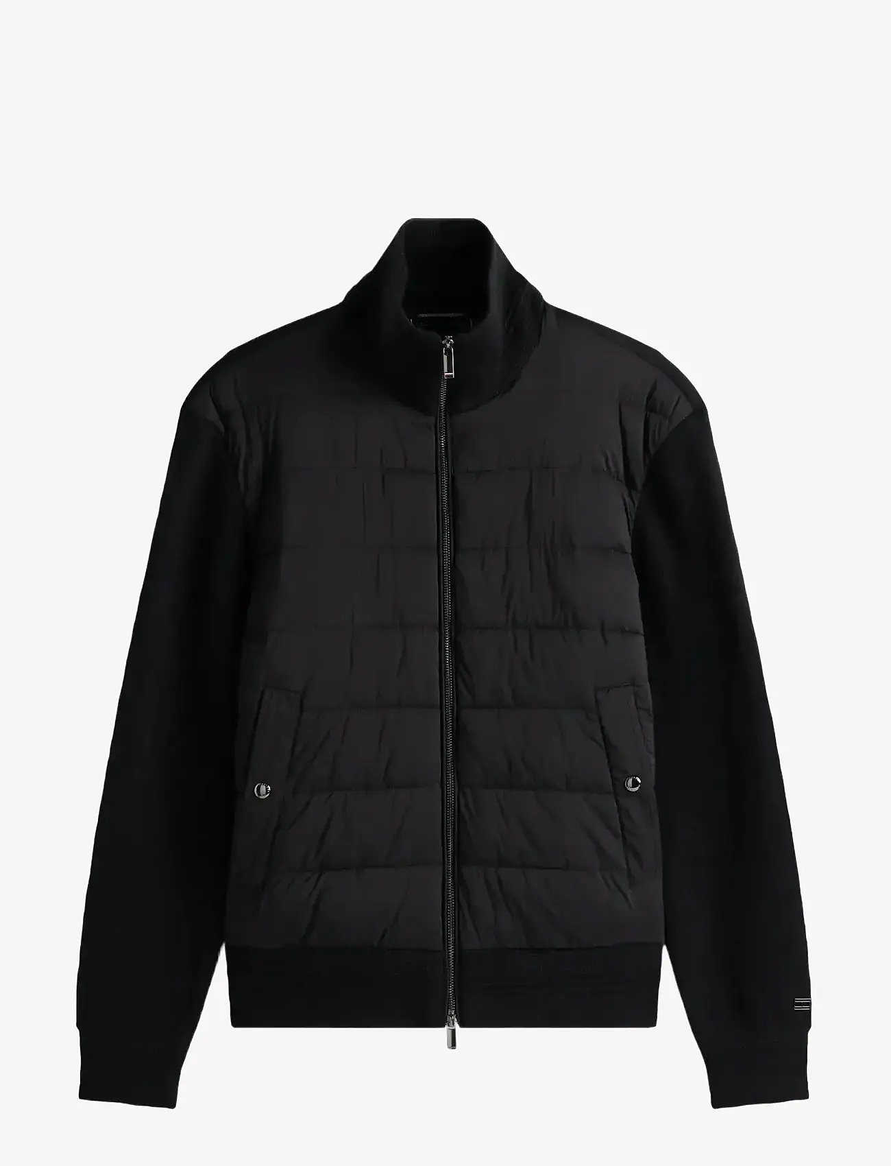 Tommy Hilfiger - DC MIXED MEDIA JACKET - forede jakker - black - 1