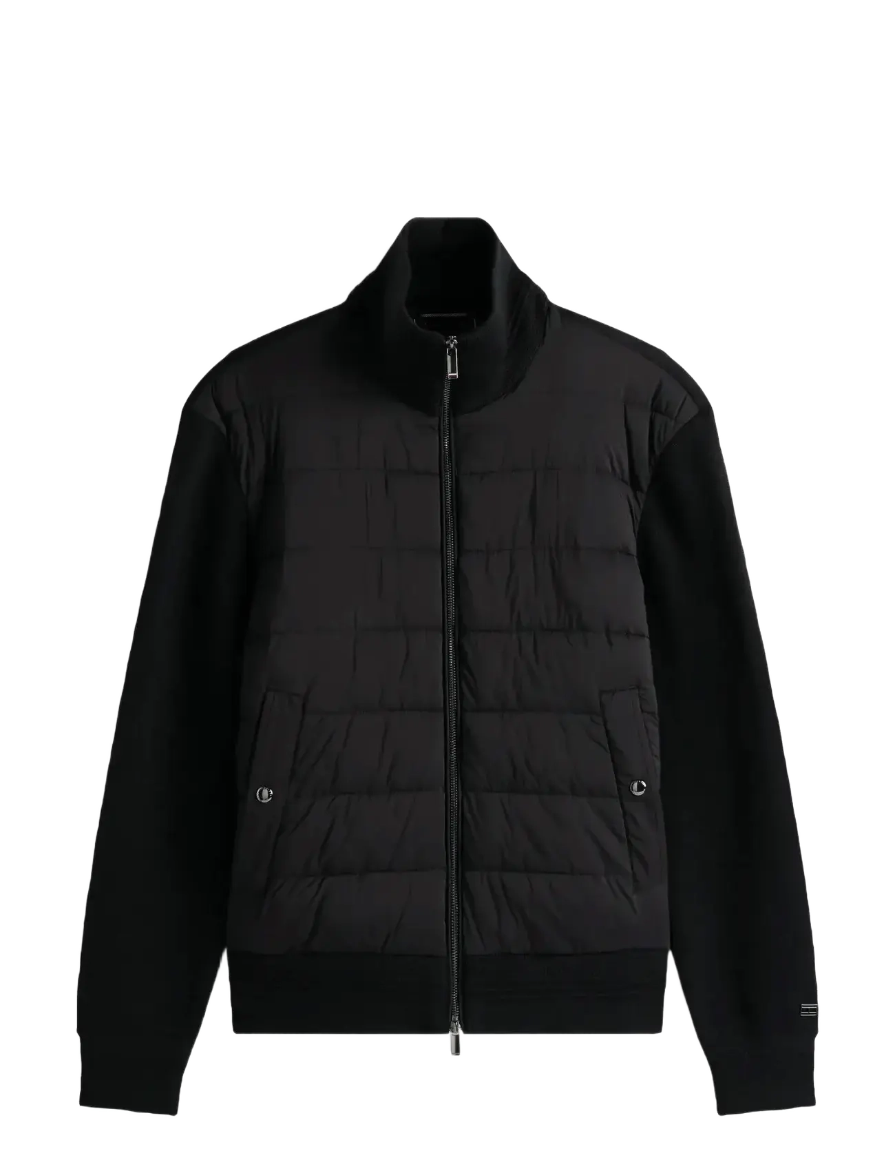 Tommy Hilfiger - DC MIXED MEDIA JACKET - voodriga jakid - black - 1
