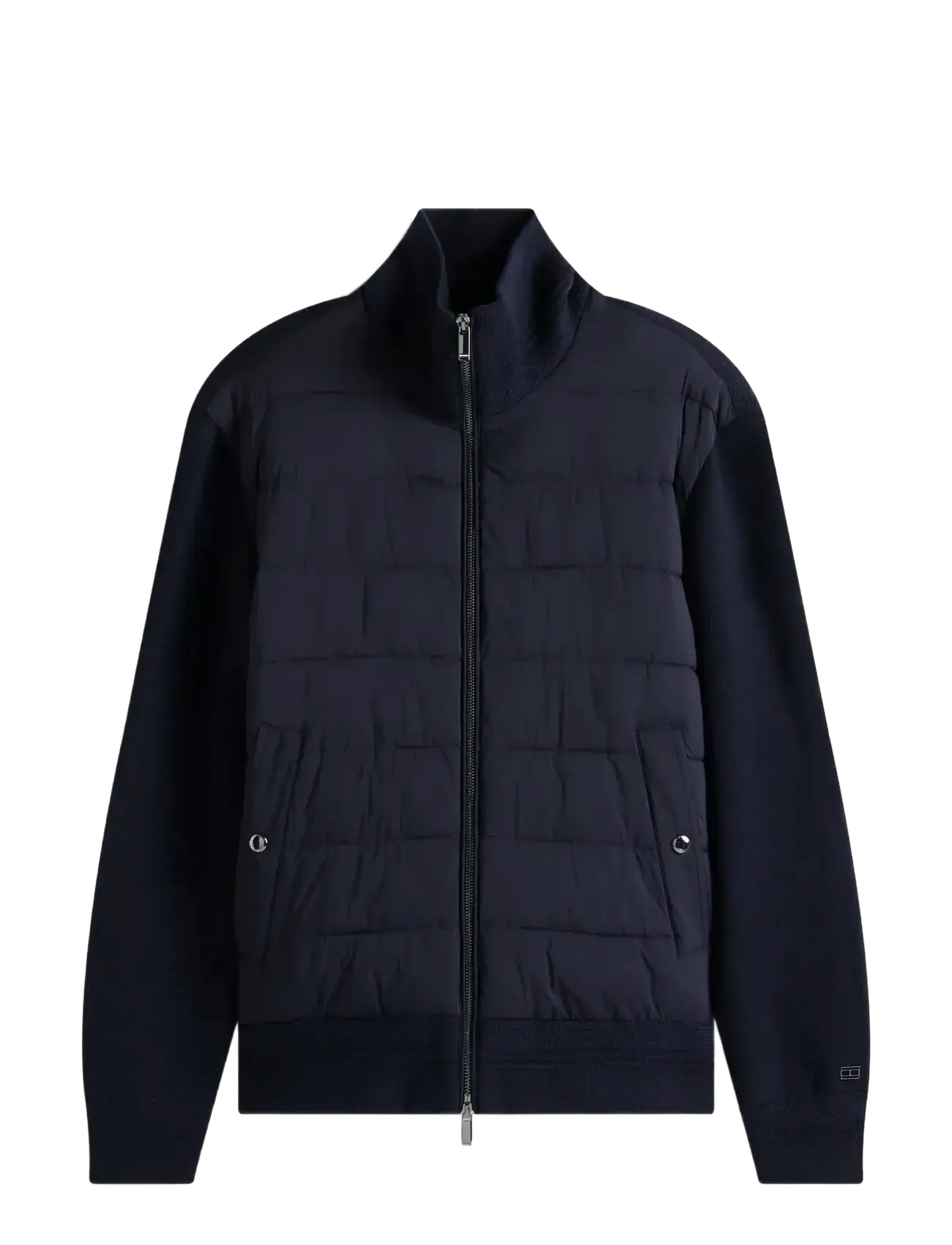 TOMMY HILFIGER Dc Mixed Media Jacke Navy - L - Herren