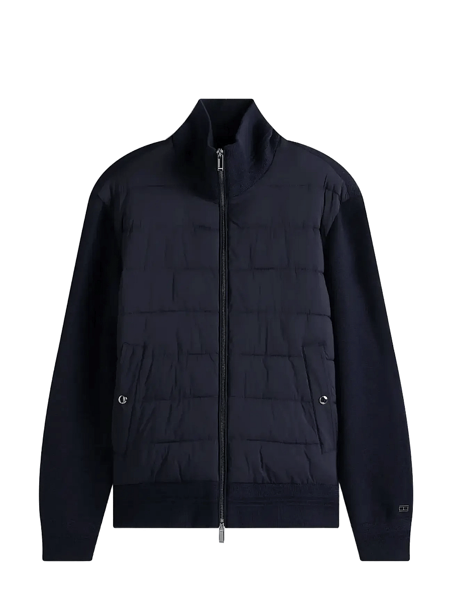 Tommy Hilfiger - DC MIXED MEDIA JACKET - bólstraðir jakkar - desert sky - 1
