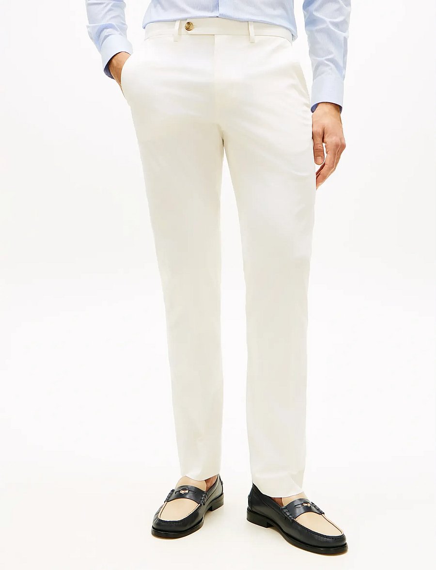 Tommy Hilfiger - DC DENTON CLEAN CHINO - chinos - ivory - 0