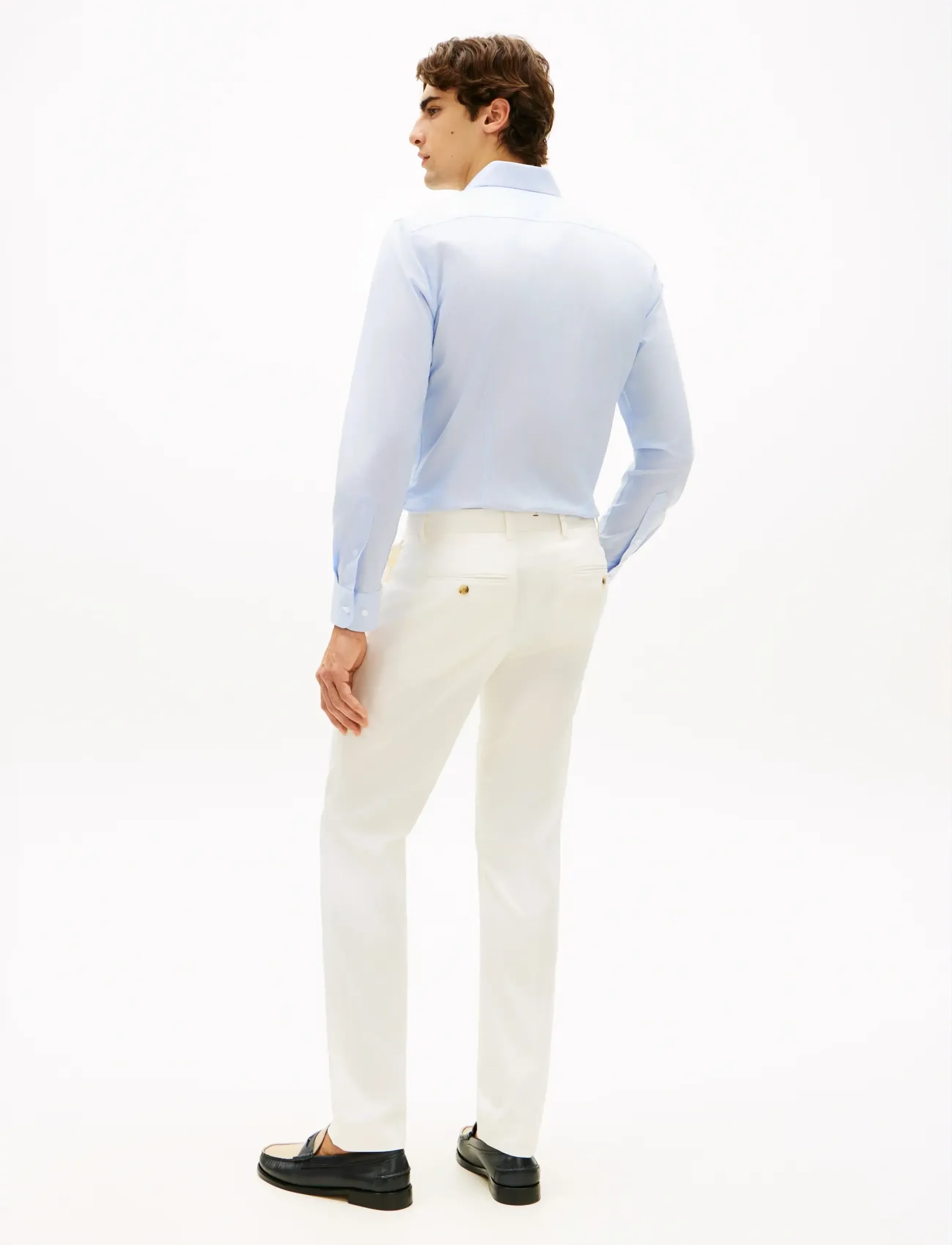 Tommy Hilfiger - DC DENTON CLEAN CHINO - chinos - ivory - 2