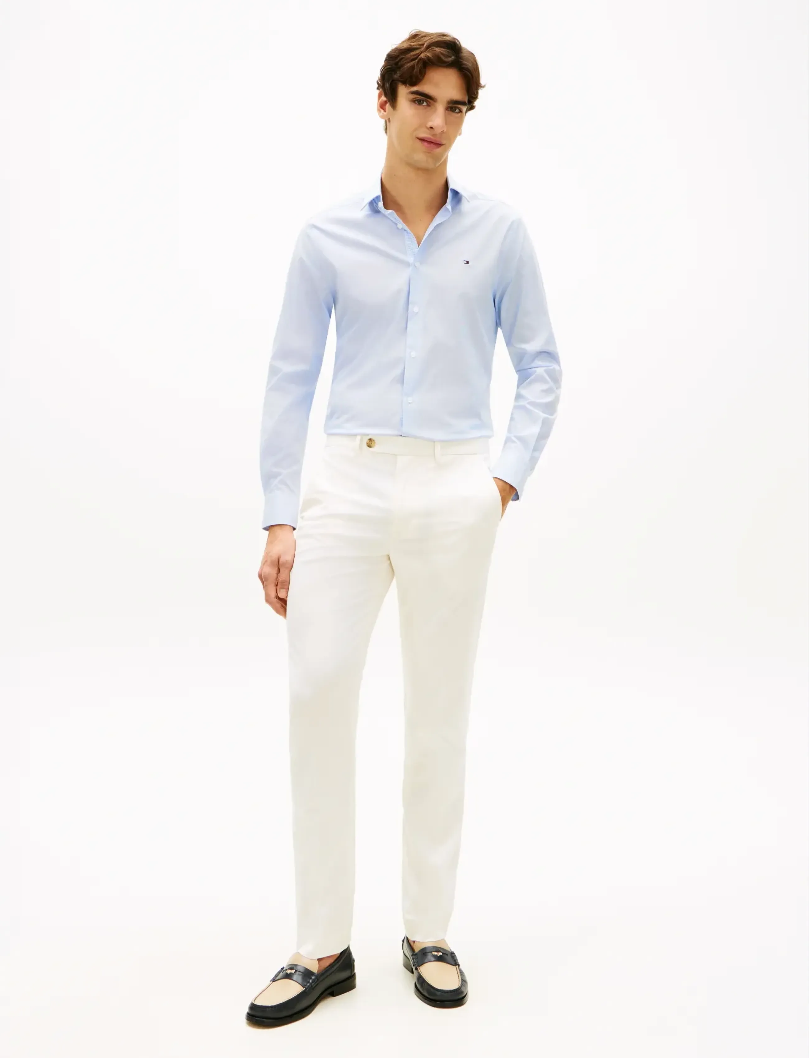 Tommy Hilfiger - DC DENTON CLEAN CHINO - chinos - ivory - 3