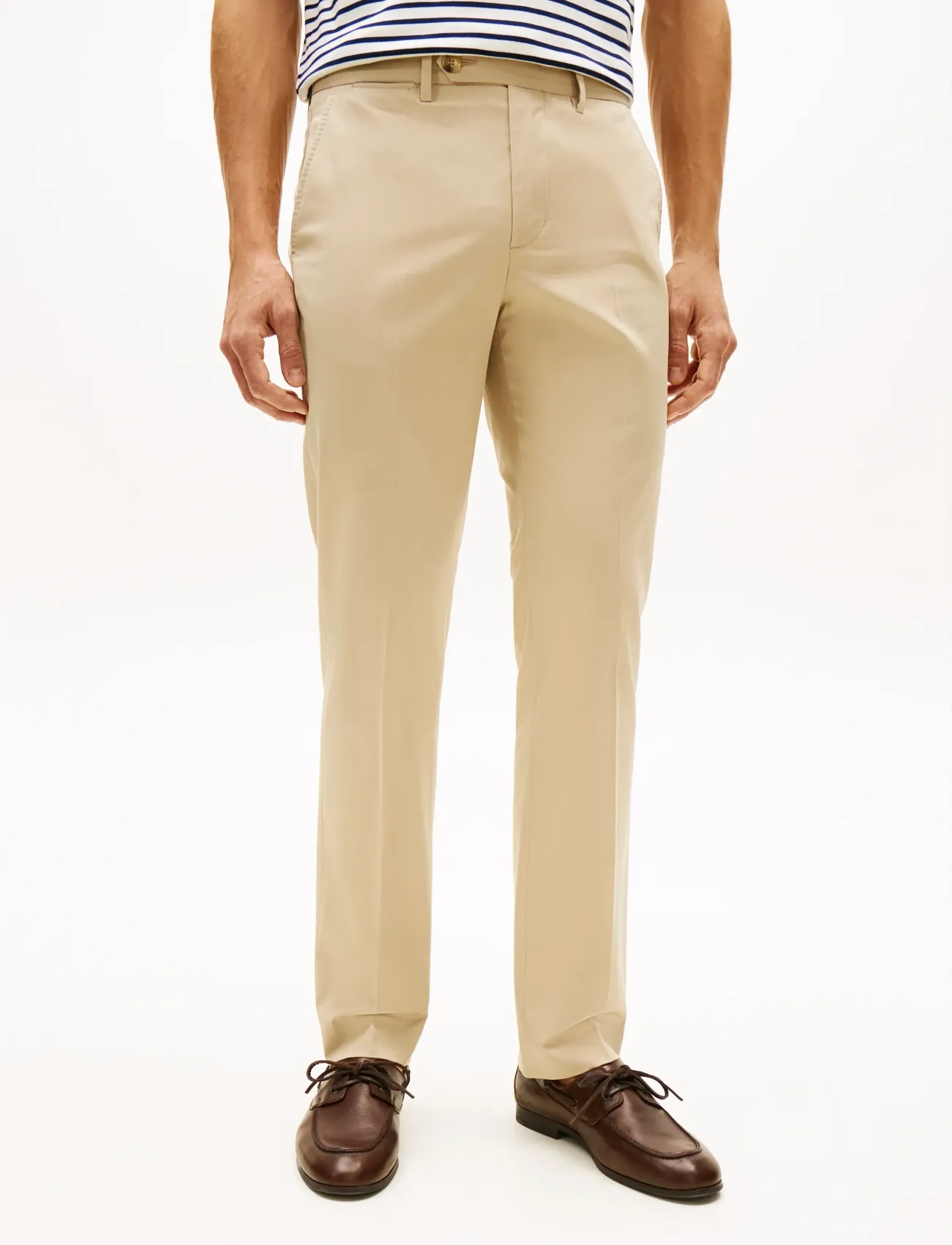 Tommy Hilfiger DC DENTON CLEAN CHINO - Tøj - SANDALWOOD / beige