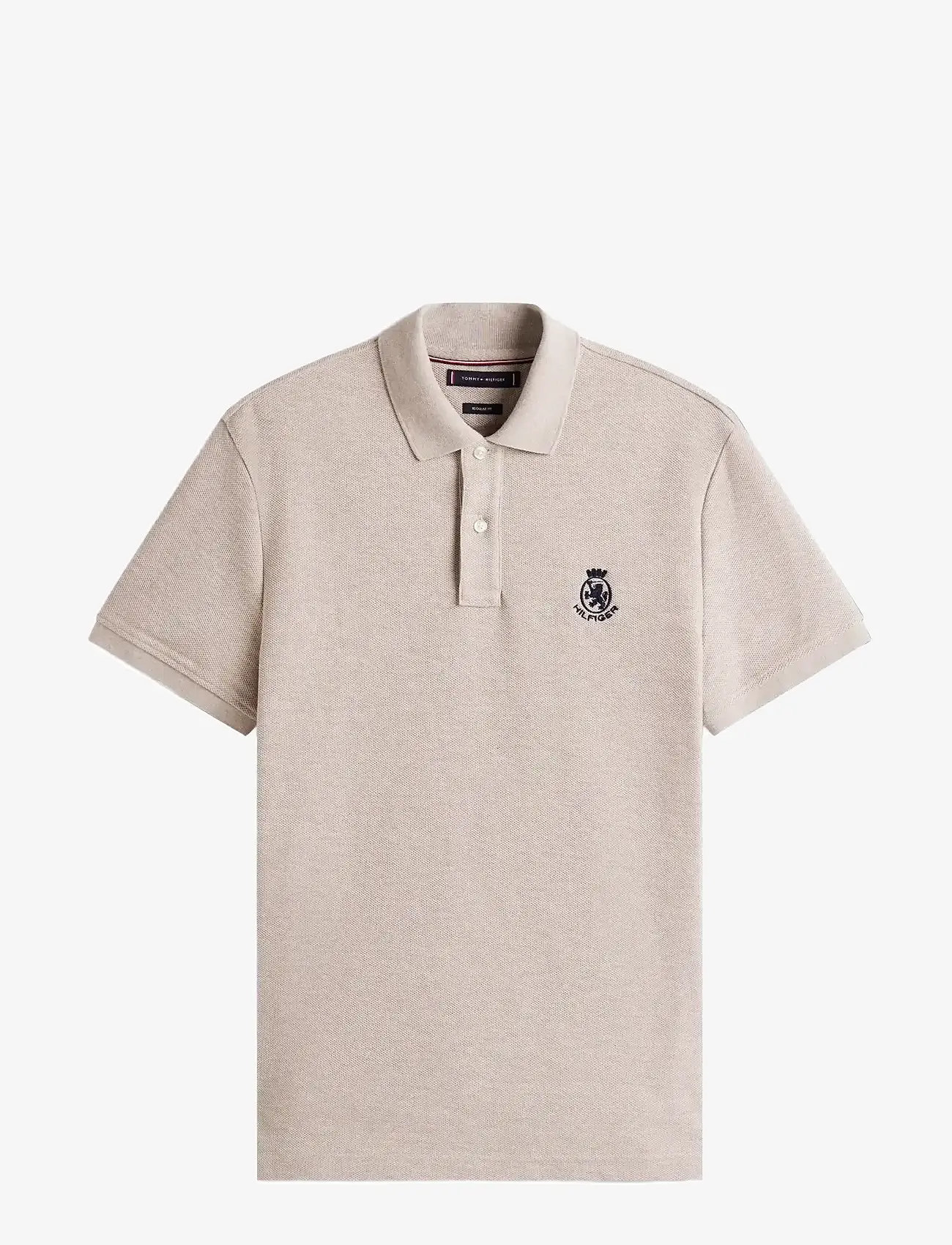 Tommy Hilfiger - HEATHER CREST REG POLO - kortærmede poloer - heathered newsprint - 1