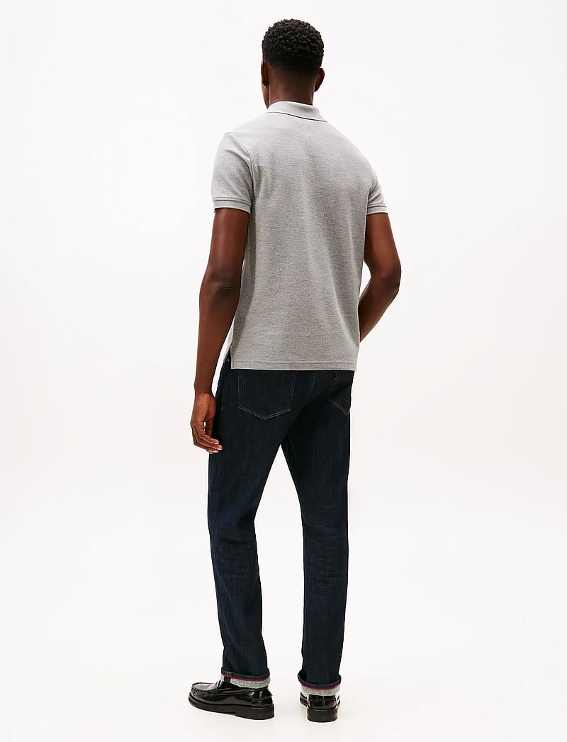 Tommy Hilfiger - HEATHER CREST REG POLO - kortärmade pikéer - light grey heather - 3