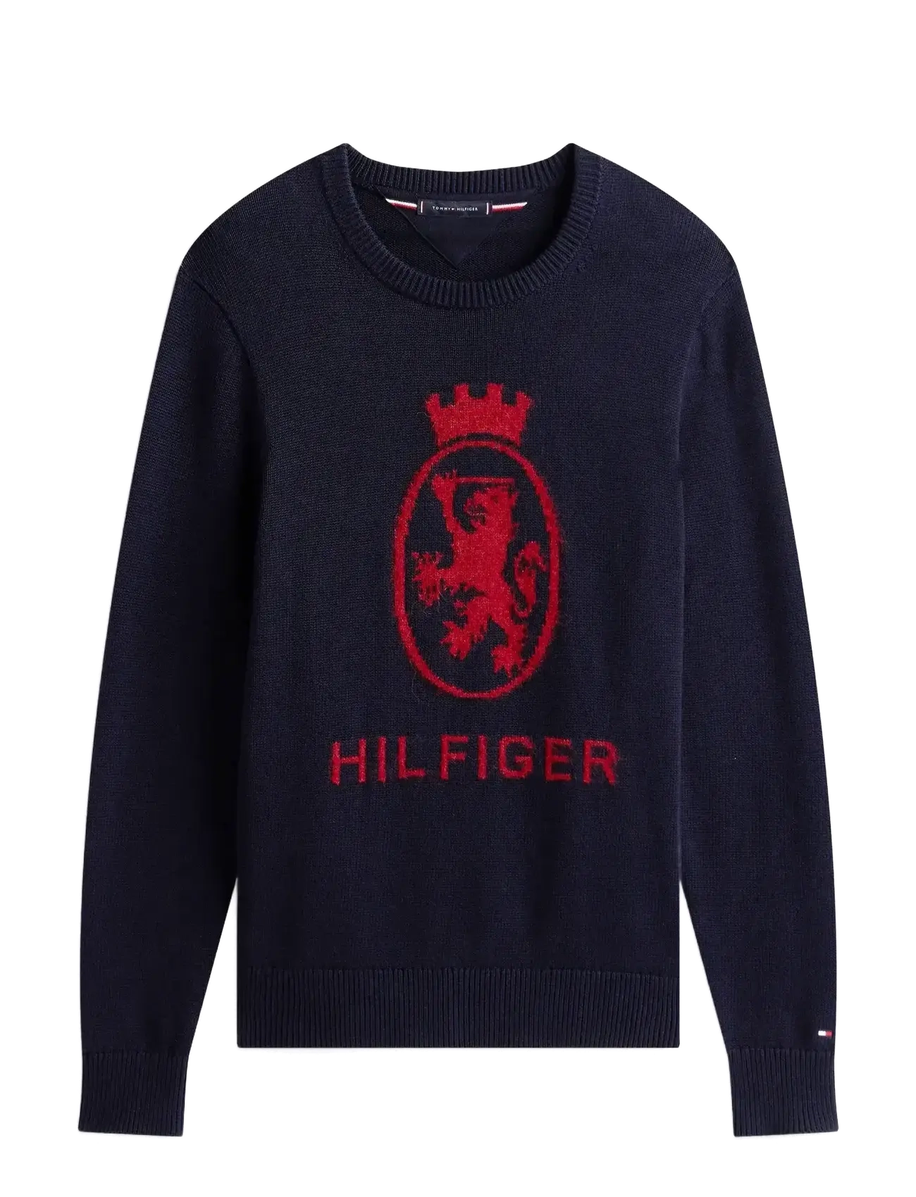 TOMMY HILFIGER Gifting Crest Crew Neck Navy - XL - Herren