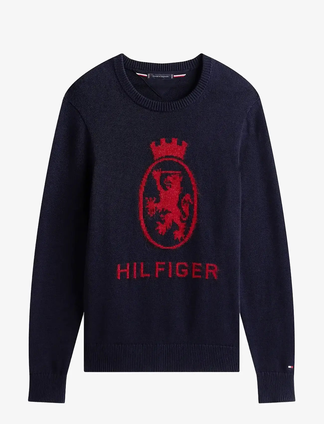 Tommy Hilfiger - GIFTING CREST CREW NECK - rund hals - desert sky/regatta red - 1