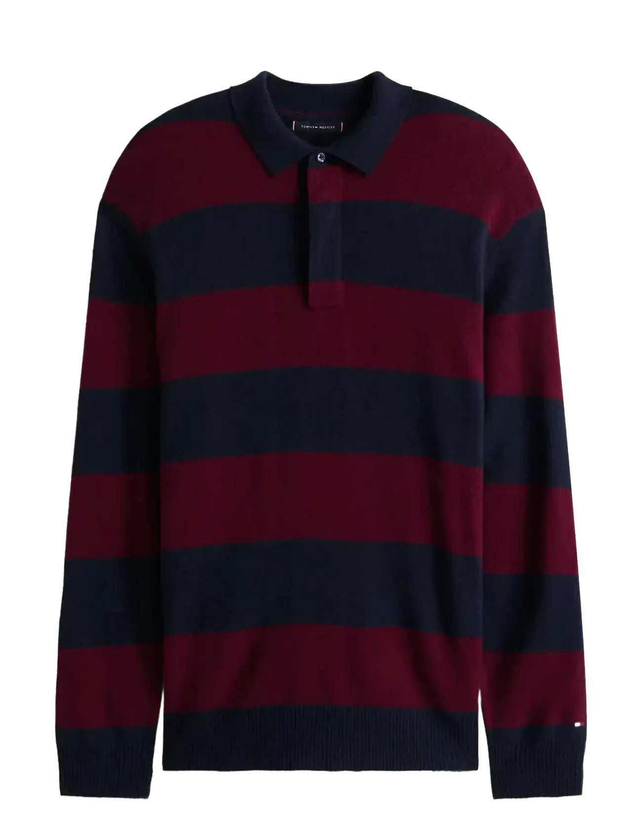 TOMMY HILFIGER Dc Strick Rugby Navy - L - Herren