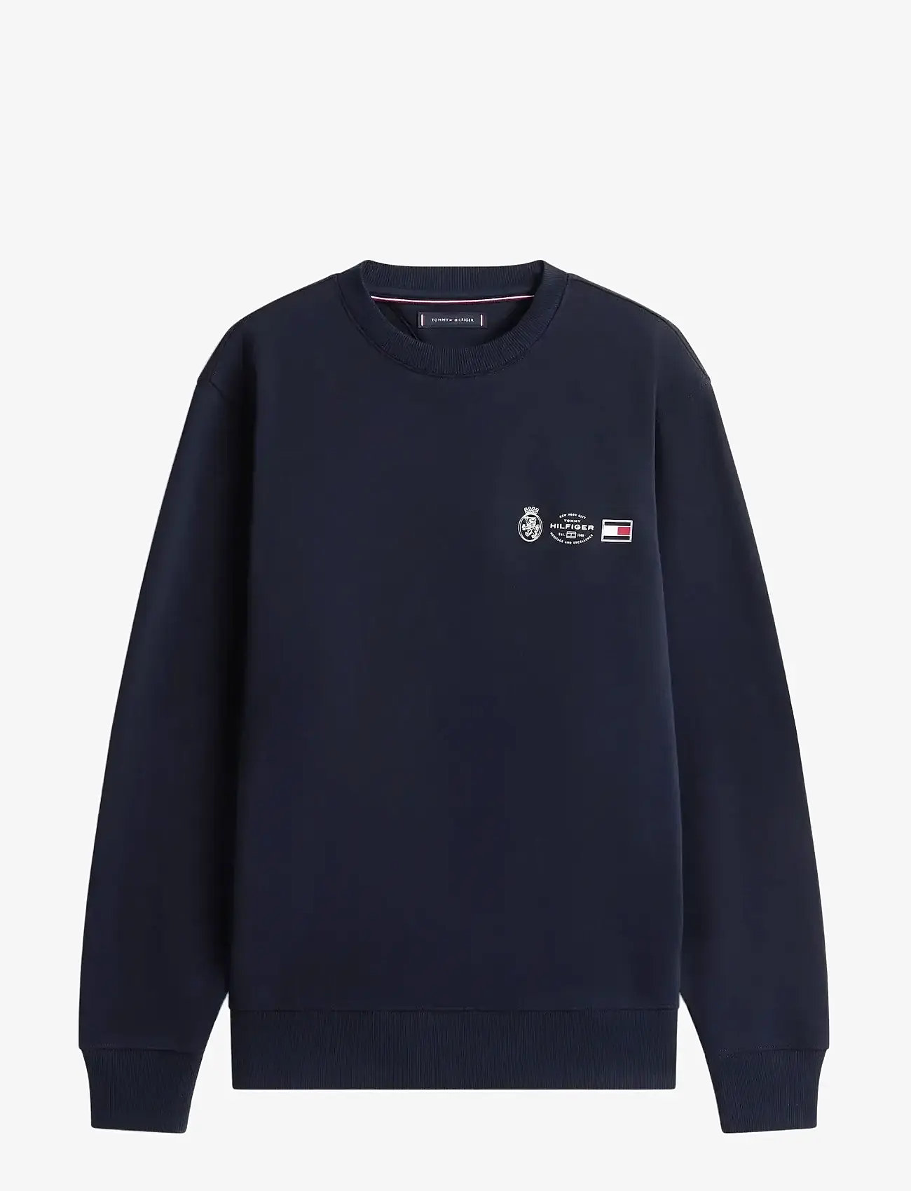 Tommy Hilfiger - SMALL CREST OUTLINE CREW NECK - nach anlass kaufen - desert sky - 1