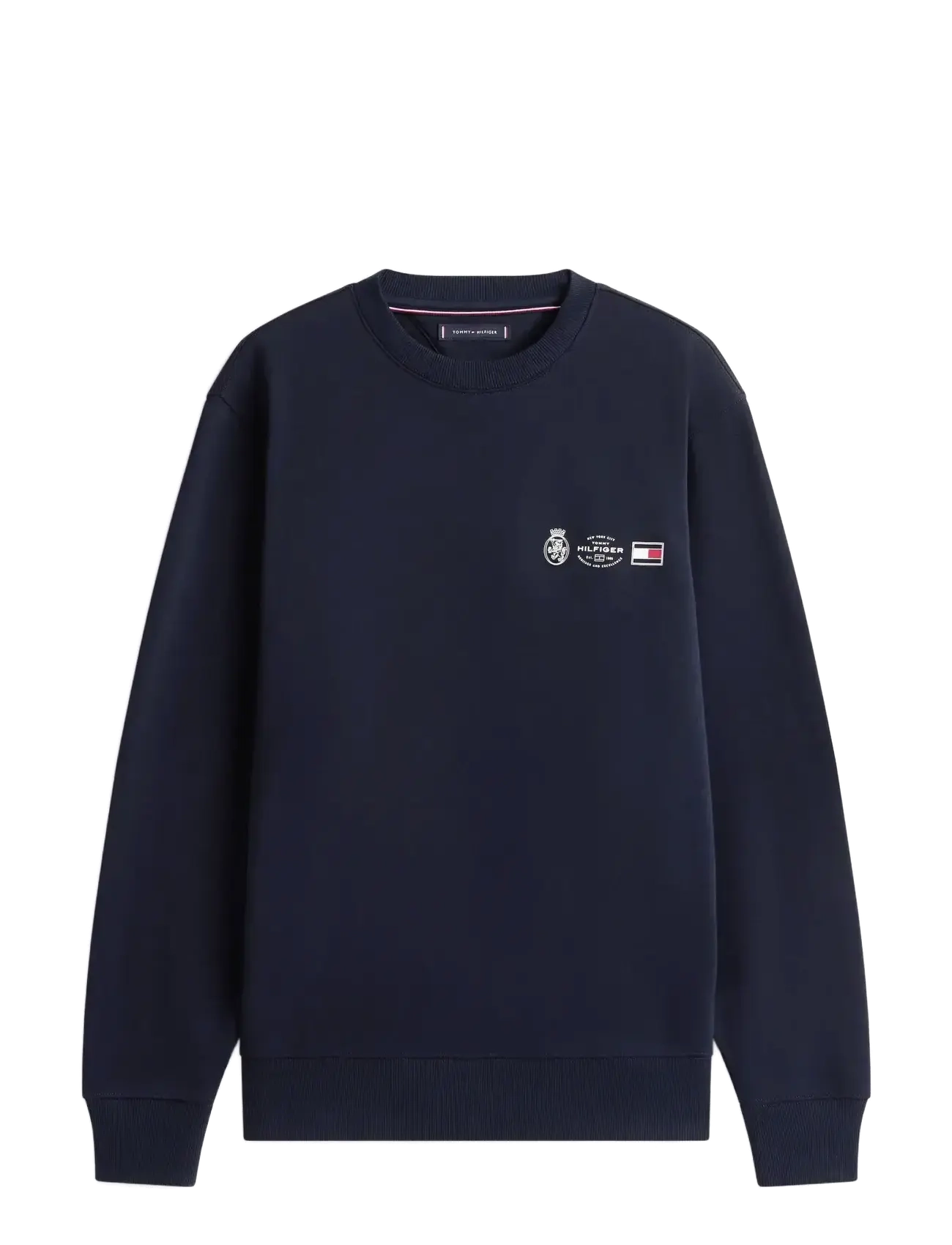 Tommy Hilfiger SMALL CREST OUTLINE CREW NECK - Sweatshirts & hættetrøjer - DESERT SKY / navy
