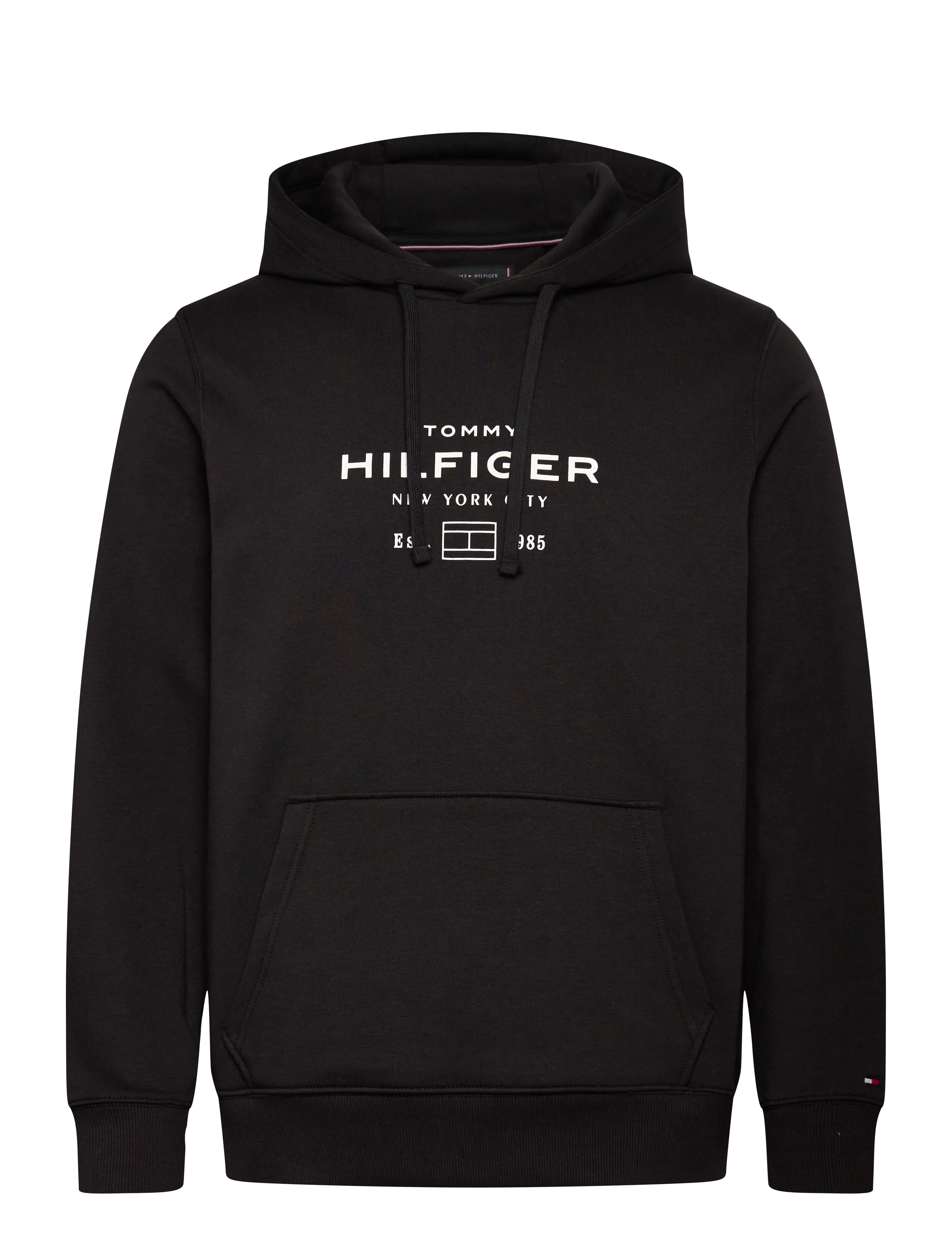 Tommy Hilfiger OVAL GRAPHIC HOODIE - Hættetrøjer - BLACK / black