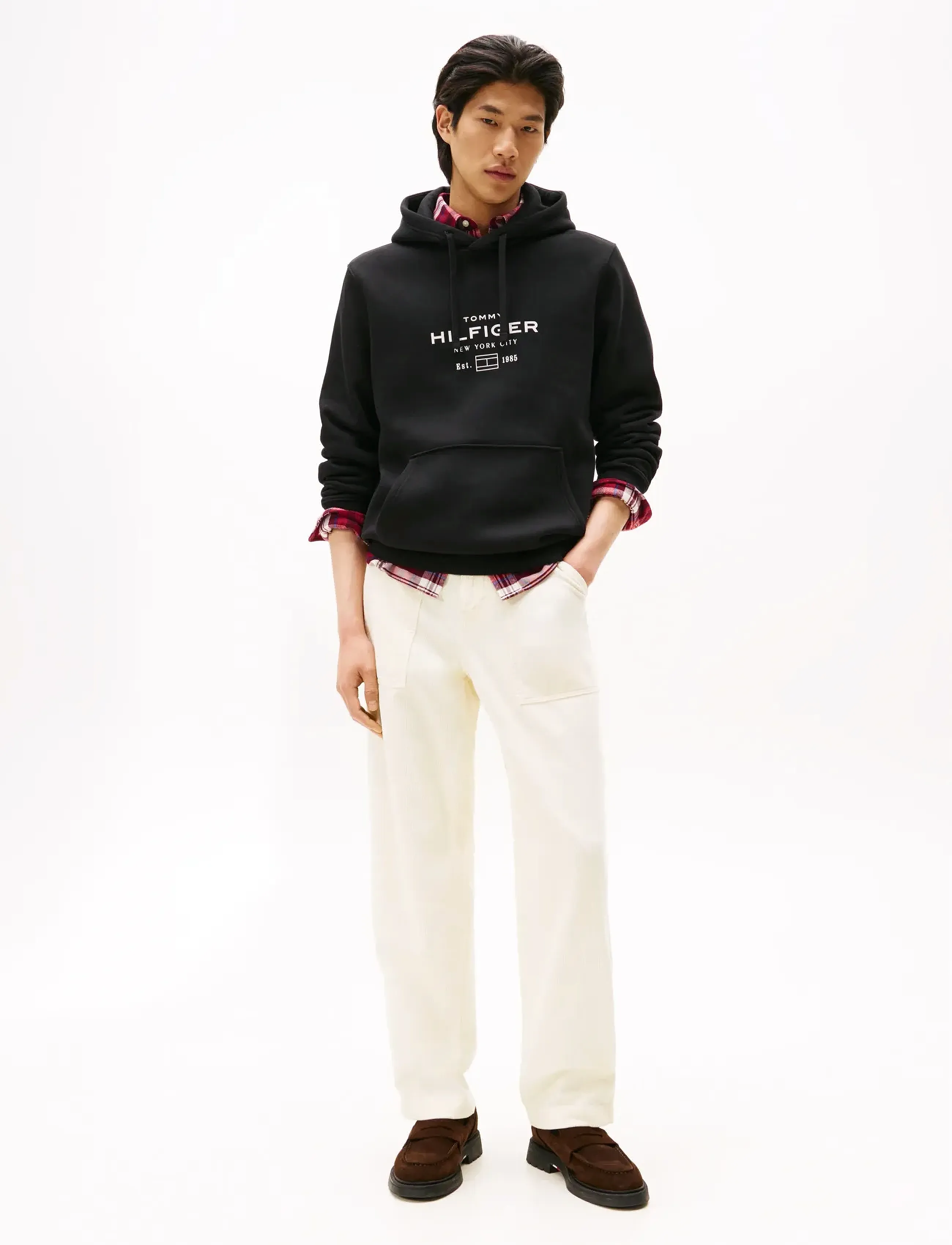 Tommy Hilfiger - OVAL GRAPHIC HOODIE - black - 3