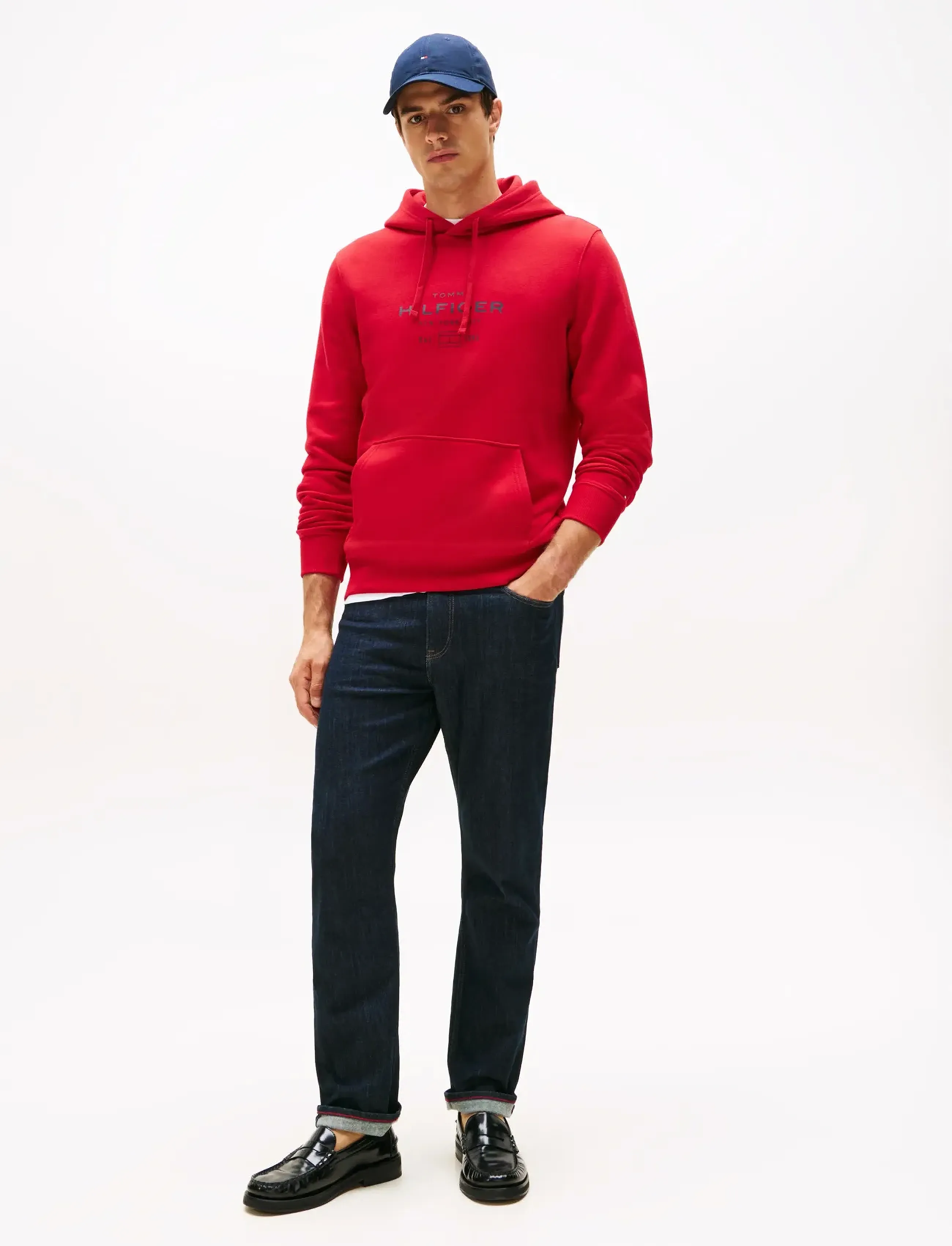 Tommy Hilfiger - OVAL GRAPHIC HOODIE - medium red - 3