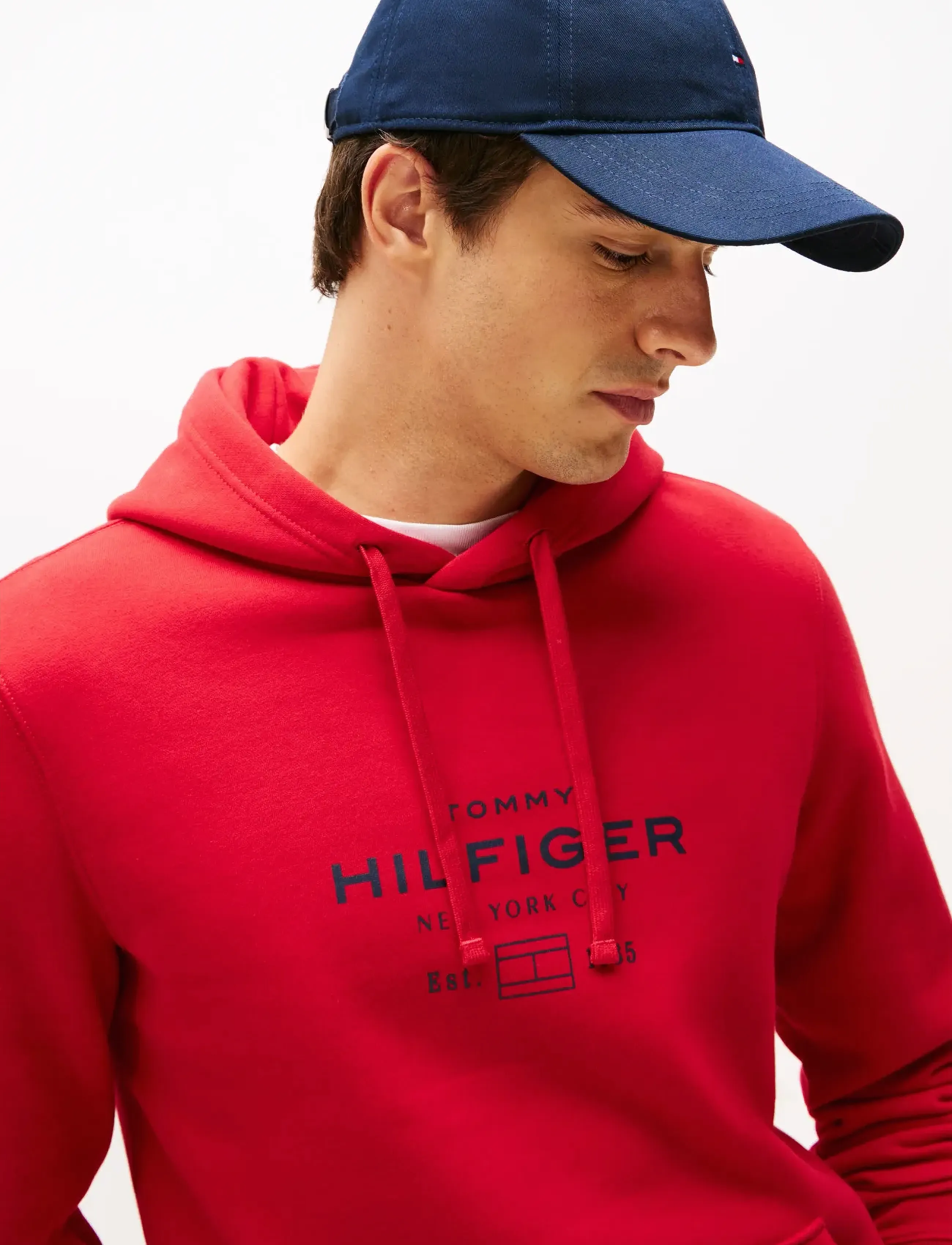 Tommy Hilfiger - OVAL GRAPHIC HOODIE - medium red - 5