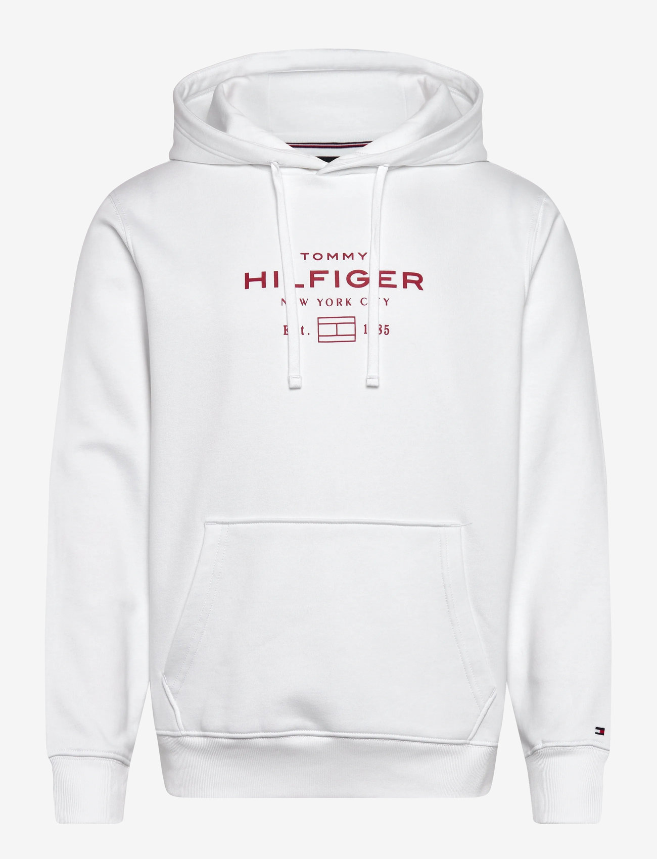Tommy Hilfiger - OVAL GRAPHIC HOODIE - hættetrøjer - white - 1