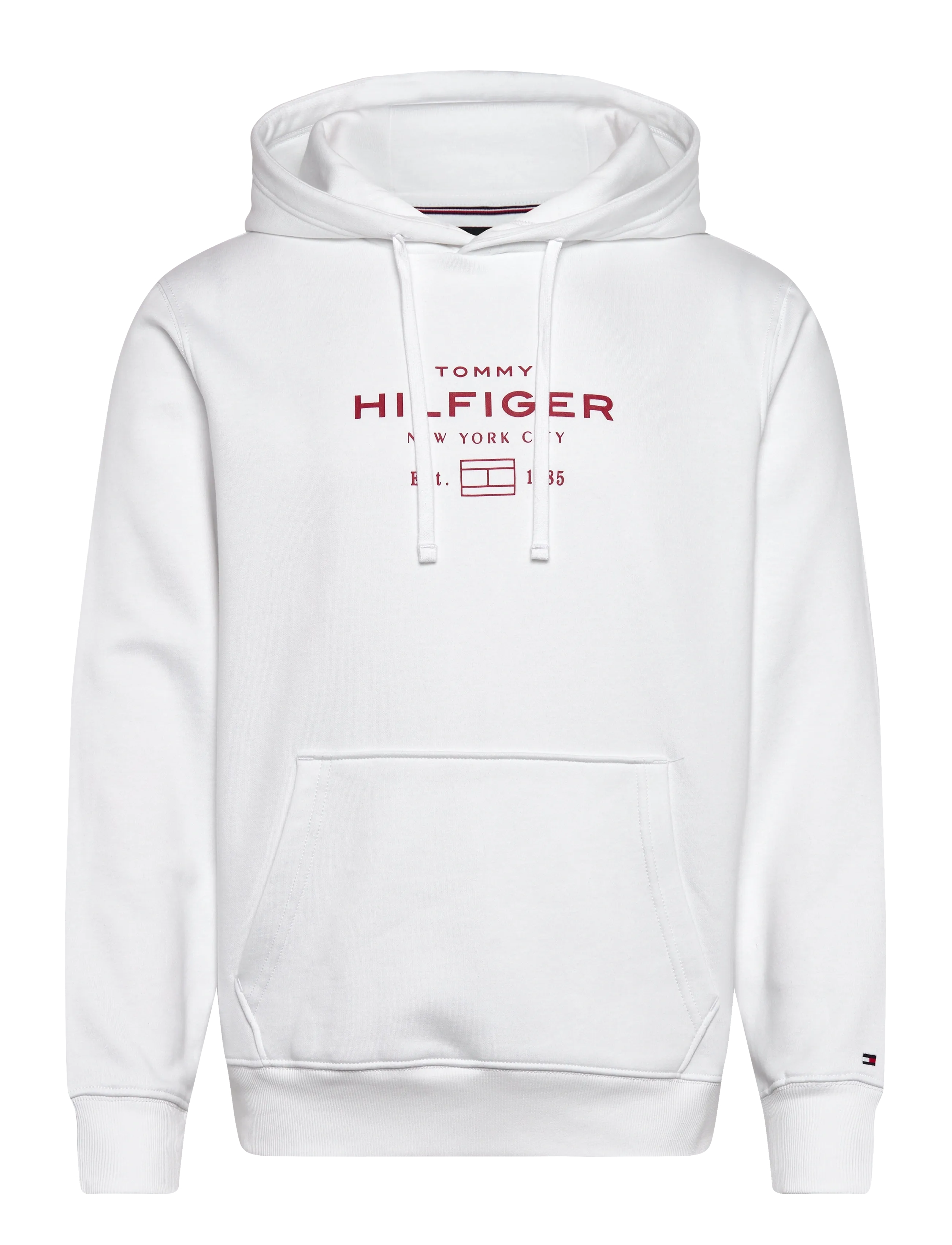 Tommy Hilfiger OVAL GRAPHIC HOODIE - Kleidung - WHITE / white