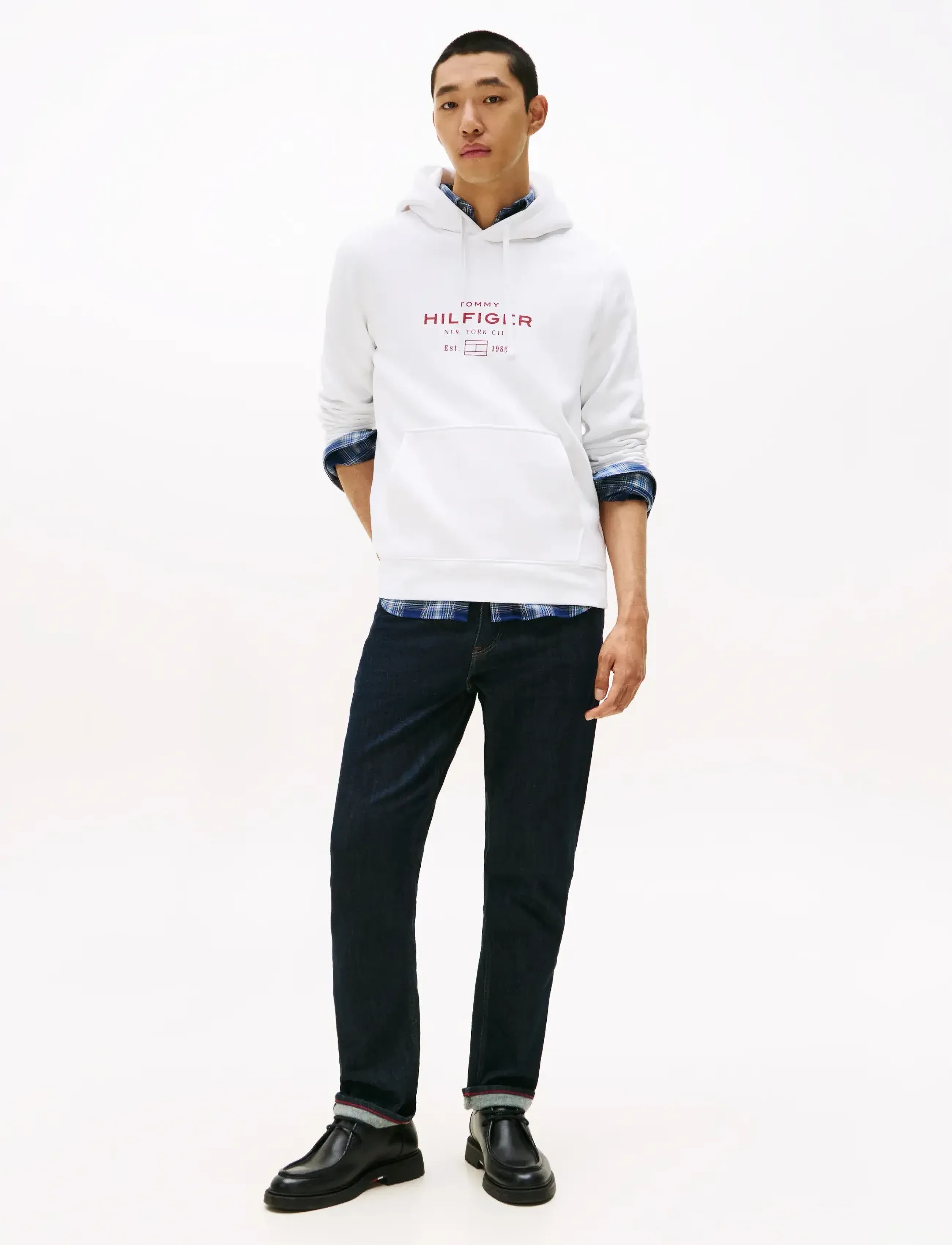 Tommy Hilfiger - OVAL GRAPHIC HOODIE - džemperiai su gobtuvu - white - 4