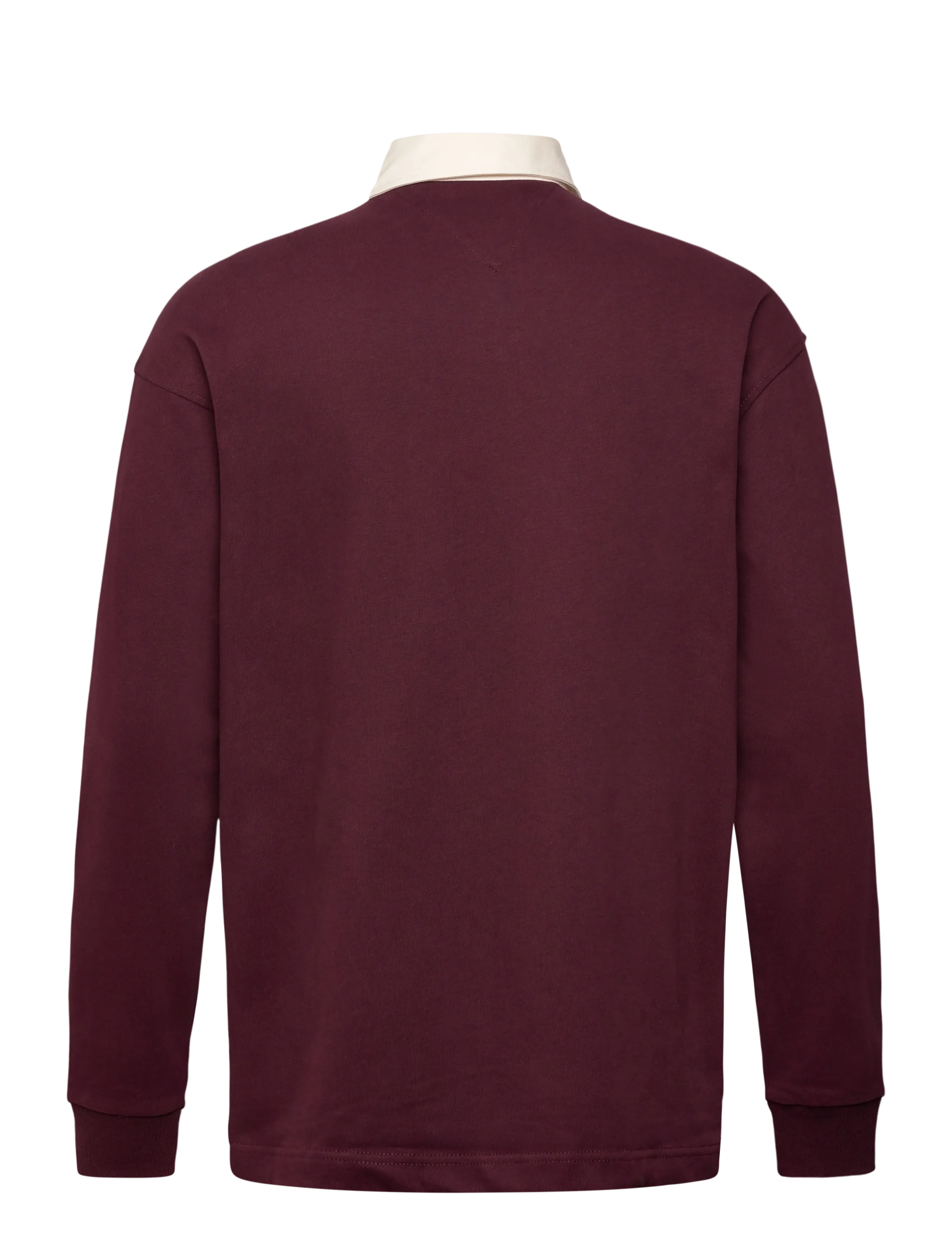 Tommy Hilfiger - PEACHED CREST SOLID RUGBY - pikkade varrukatega polod - deep burgundy - 2