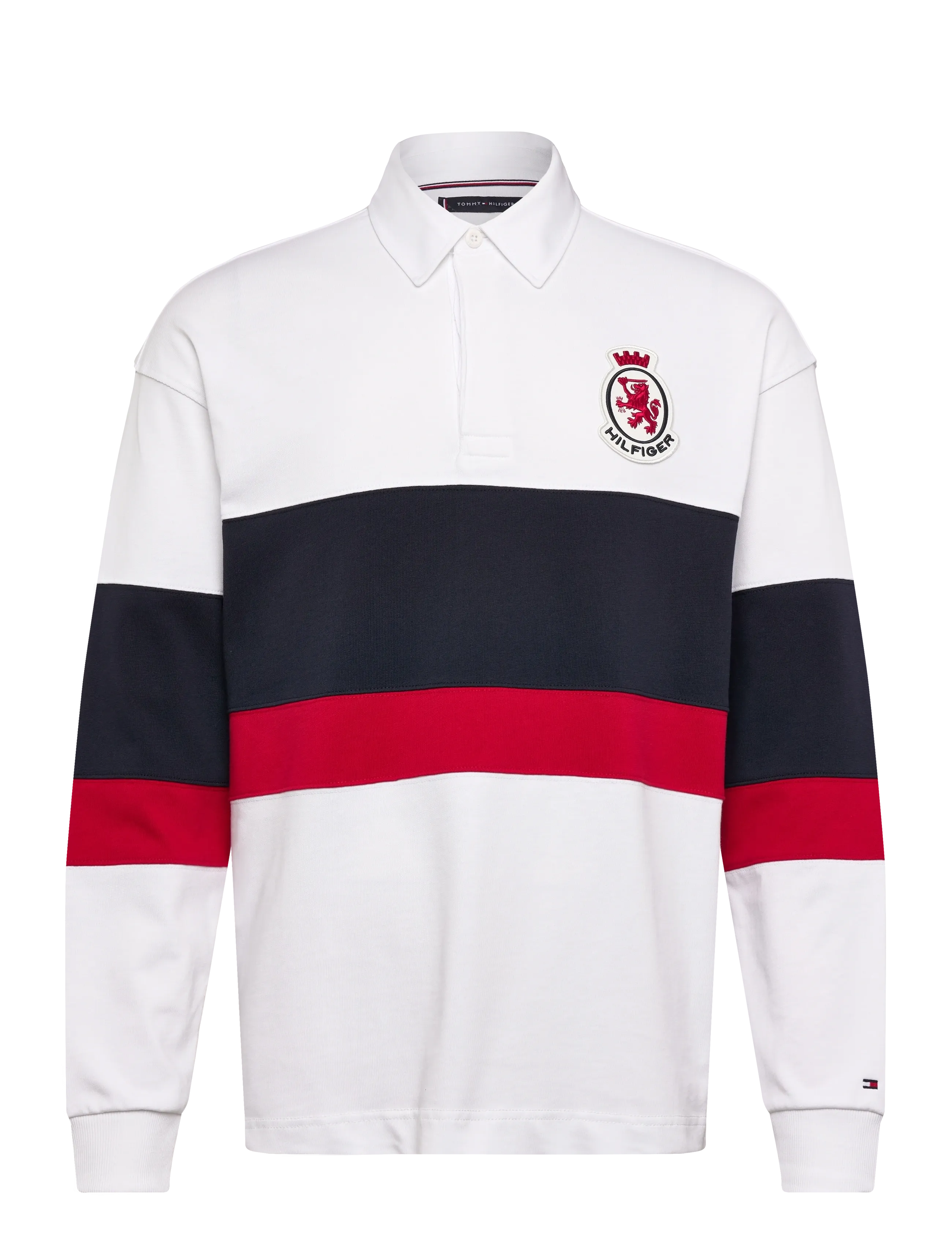 Tommy Hilfiger RWB CREST RUGBY - Pikéer - WHITE / white