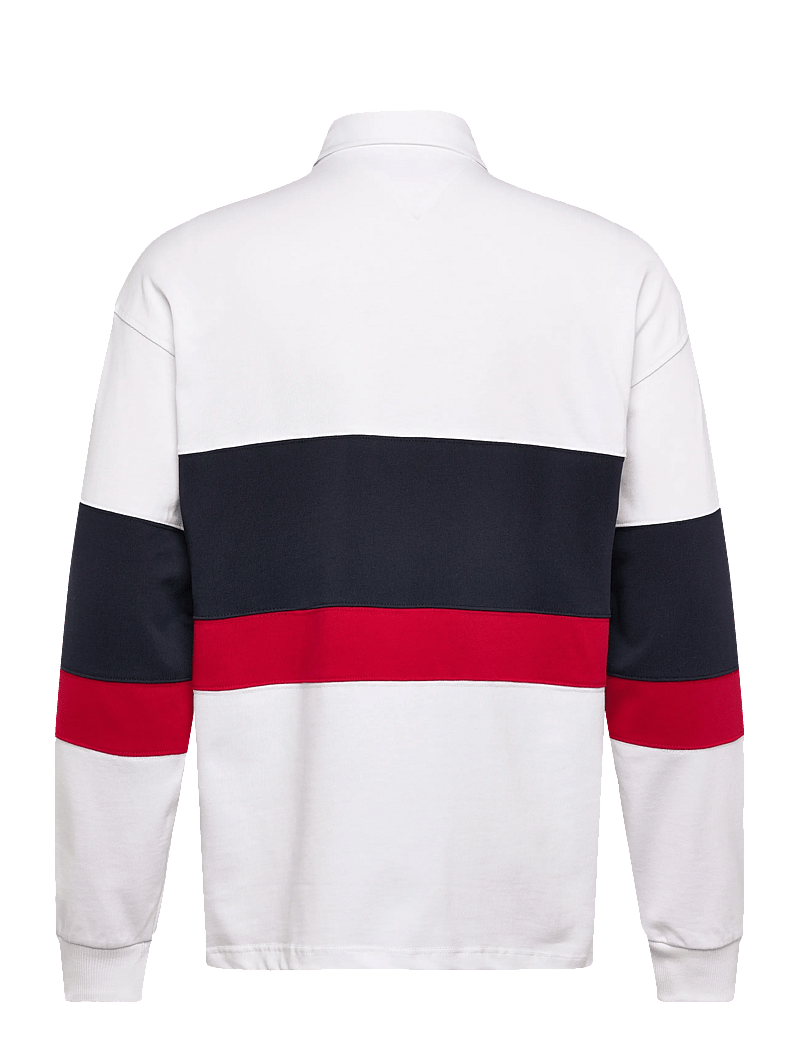 Tommy Hilfiger - RWB CREST RUGBY - långärmade pikéer - white - 2