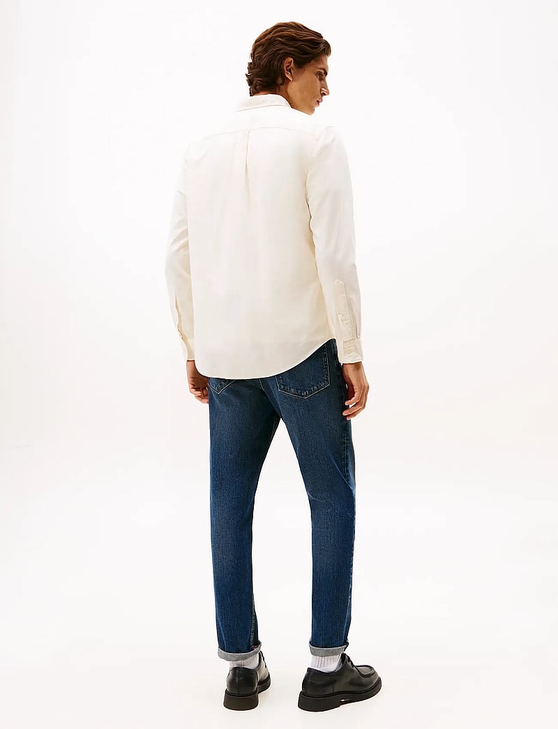 Tommy Hilfiger - BRUSHED OXF CREST POCKET SHIRT - oxford-hemden - ivory petal - 3