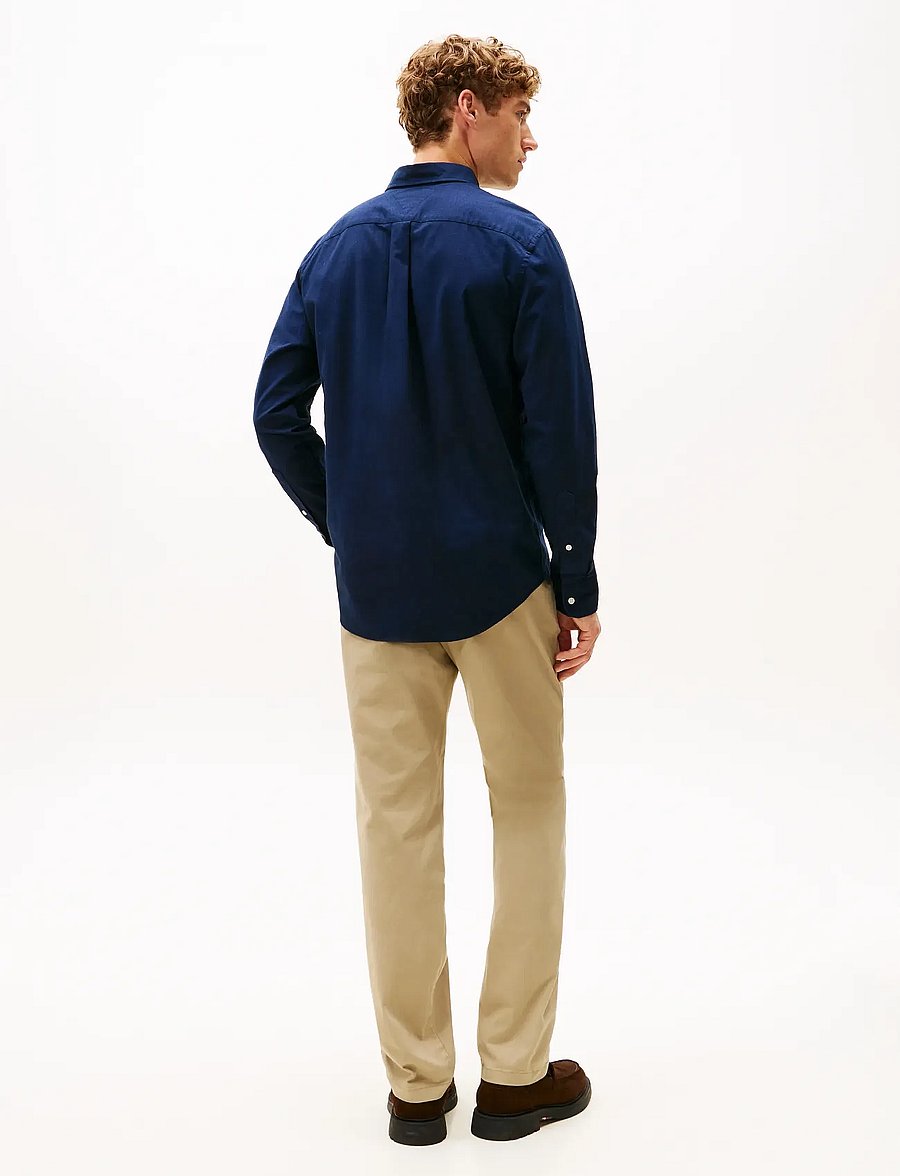 Tommy Hilfiger - BRUSHED OXF CREST POCKET SHIRT - oxfordi särgid - preppy navy - 3
