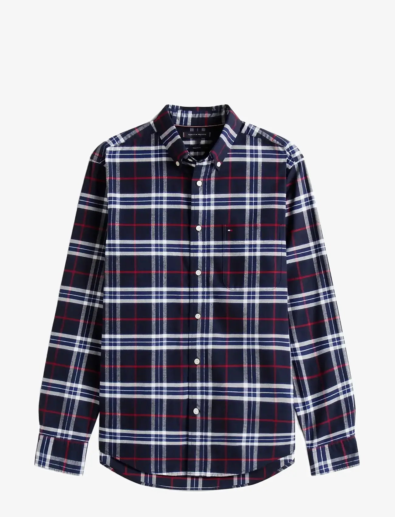 Tommy Hilfiger - BRUSHED OXFORD CHECK RF SHIRT - karierte hemden - desert sky / check - 1