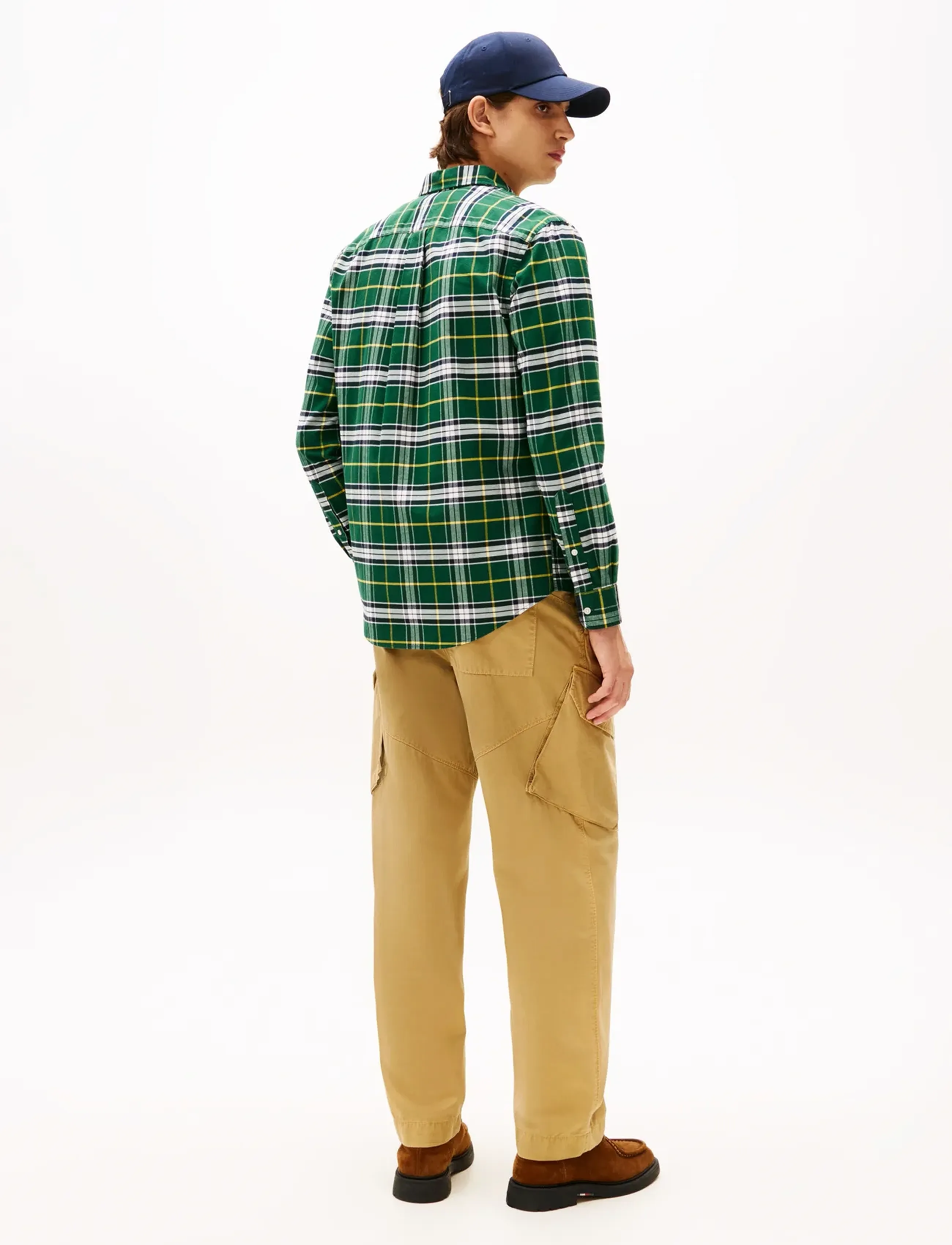 Tommy Hilfiger - BRUSHED OXFORD CHECK RF SHIRT - ruudulised särgid - ornamental green / check - 3