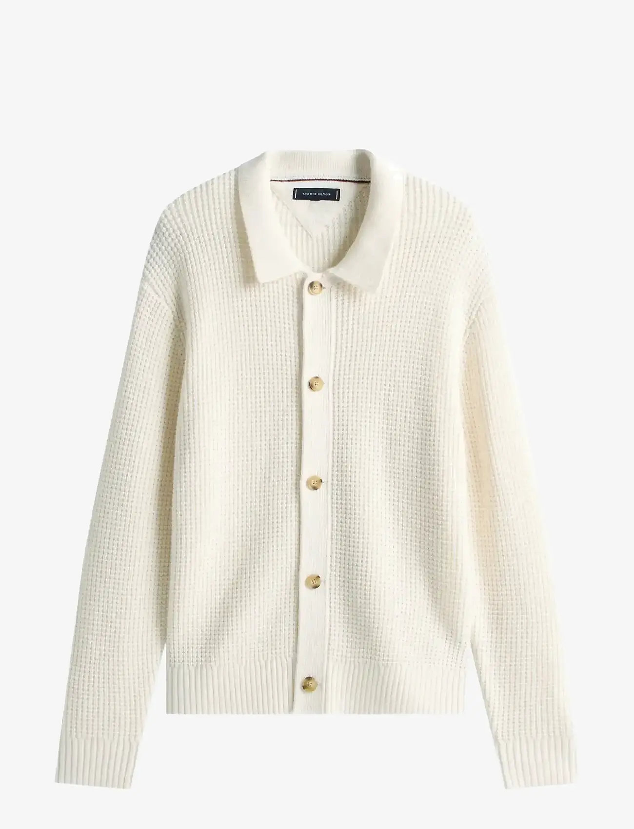 Tommy Hilfiger - DC BUTTON UP CARDIGAN - herbstliche kleidung - ivory petal - 0