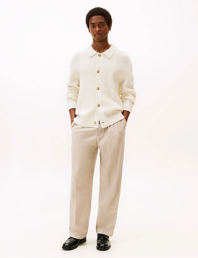 Tommy Hilfiger - DC BUTTON UP CARDIGAN - koftor - ivory petal - 2